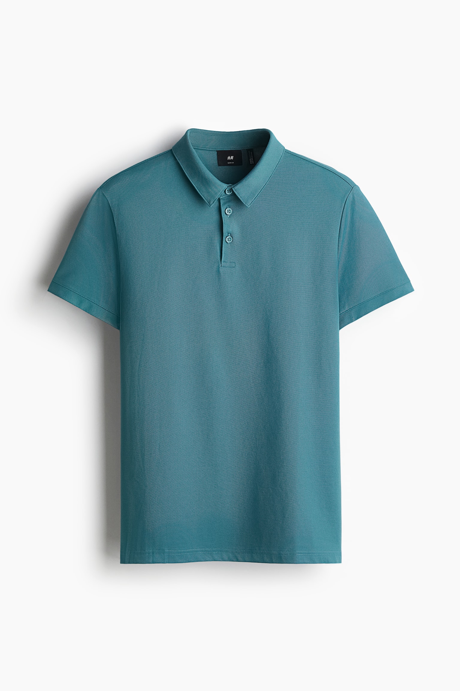 COOLMAX® Slim Fit Polo shirt - Dark turquoise/Dark purple/Black/Forest green/Light beige/White - 1