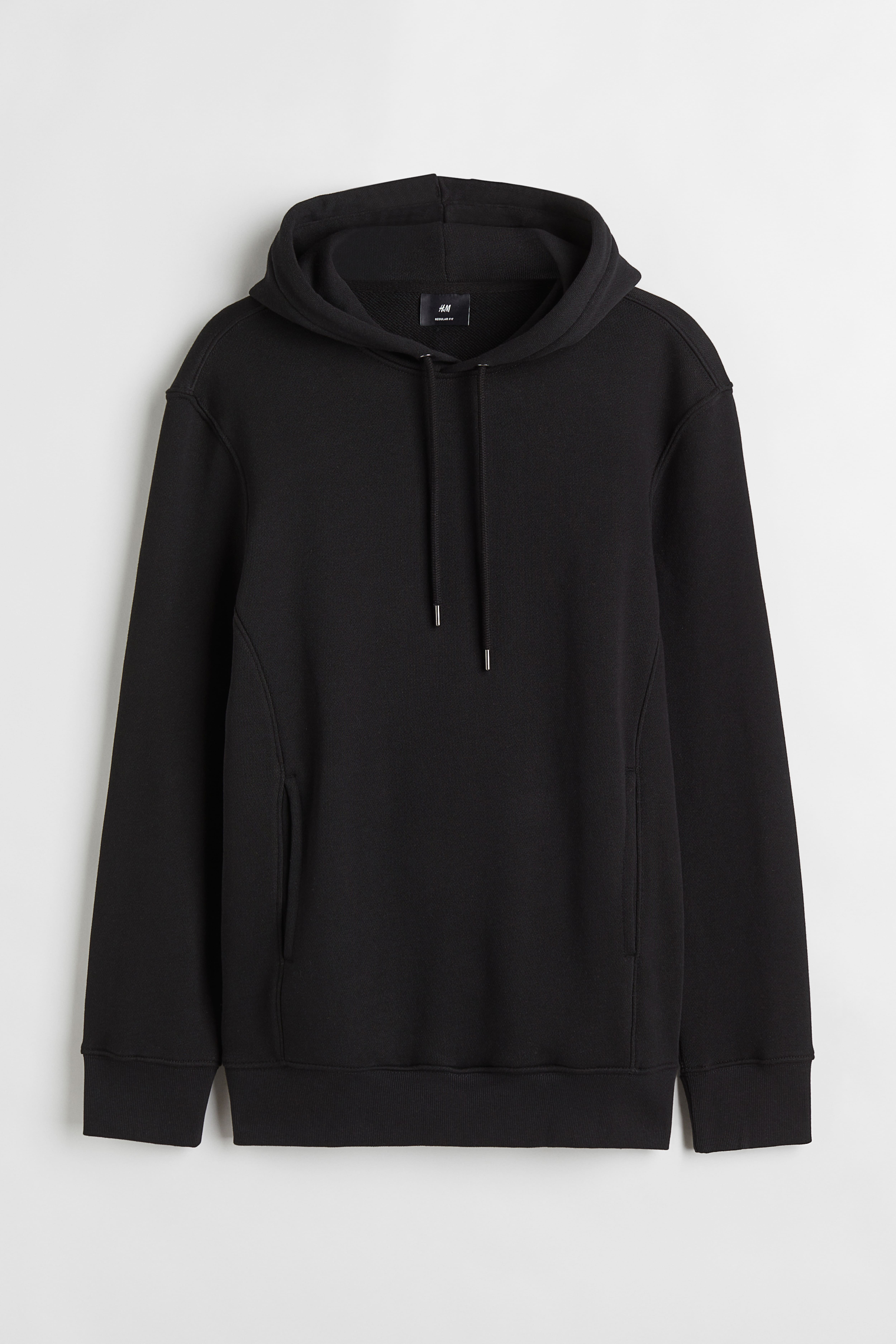 Regular Fit Hoodie Black Men H M US