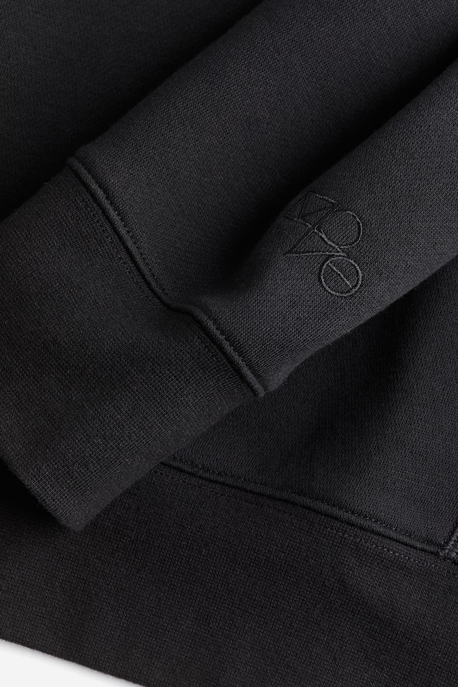 DryMove™ Sports sweatshirt - Black/Light grey marl - 5