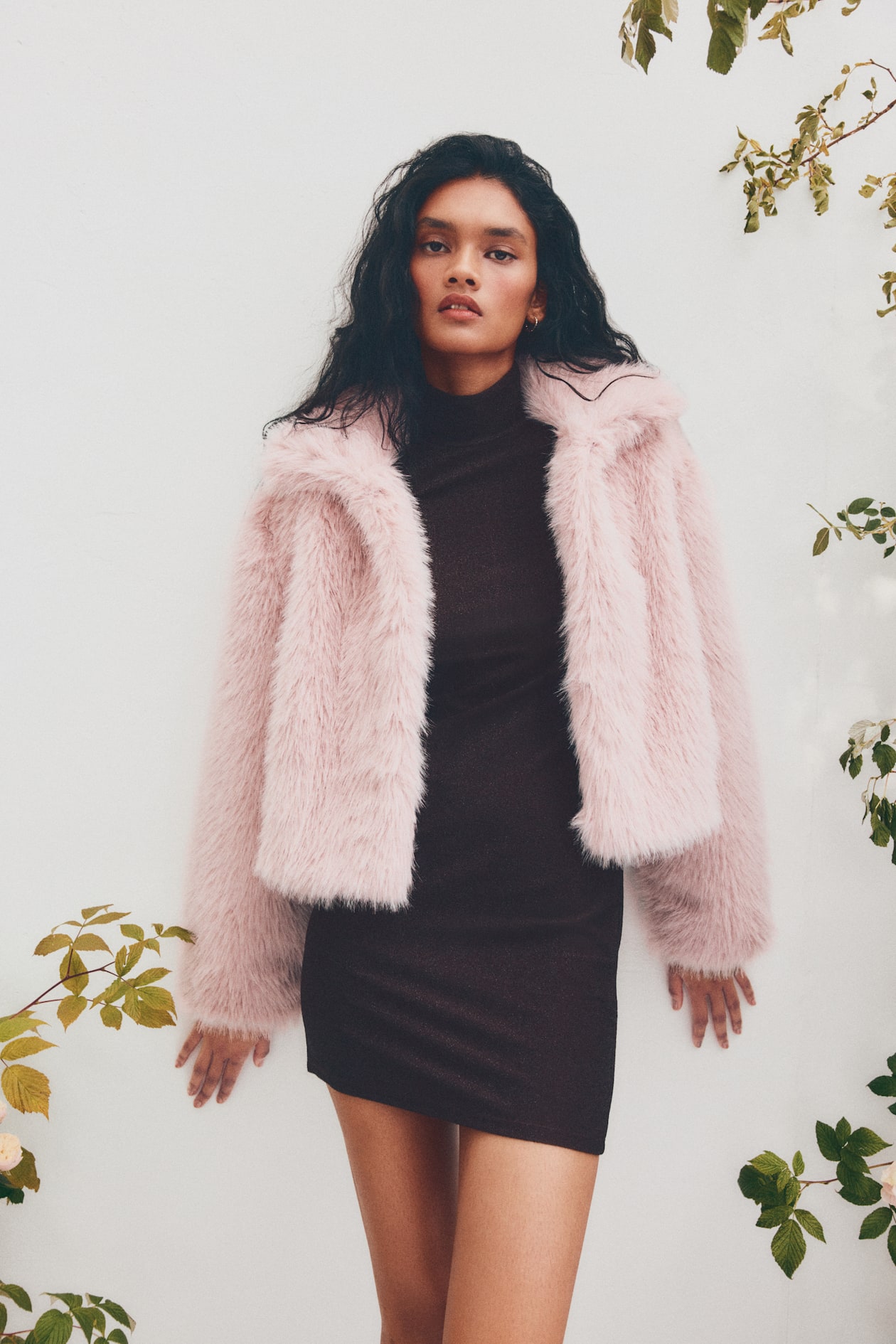 Cropped Fluffy Jacket - image 2