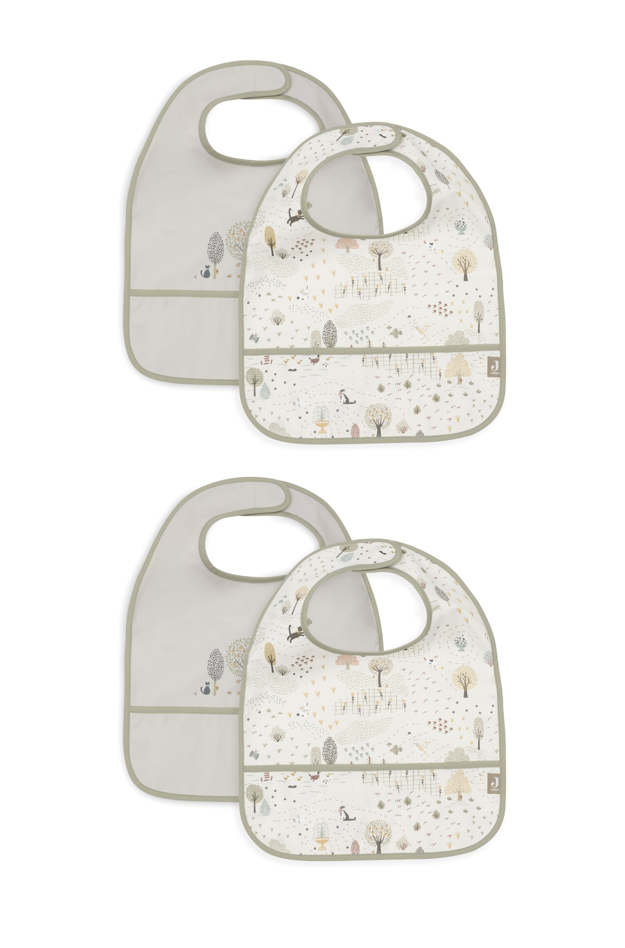 Agrandir l'image: Bavette Étanche - 4 Pack - Tiny Park - Jollein - HOME | H&M BE 2