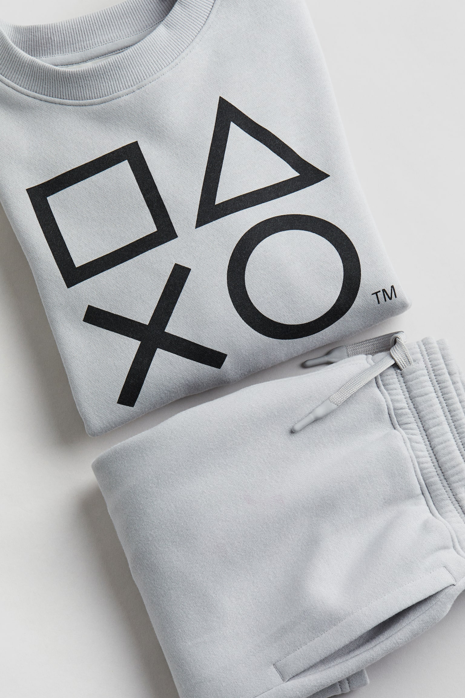 2-piece Sweat Set - Light grey/PlayStation - 2