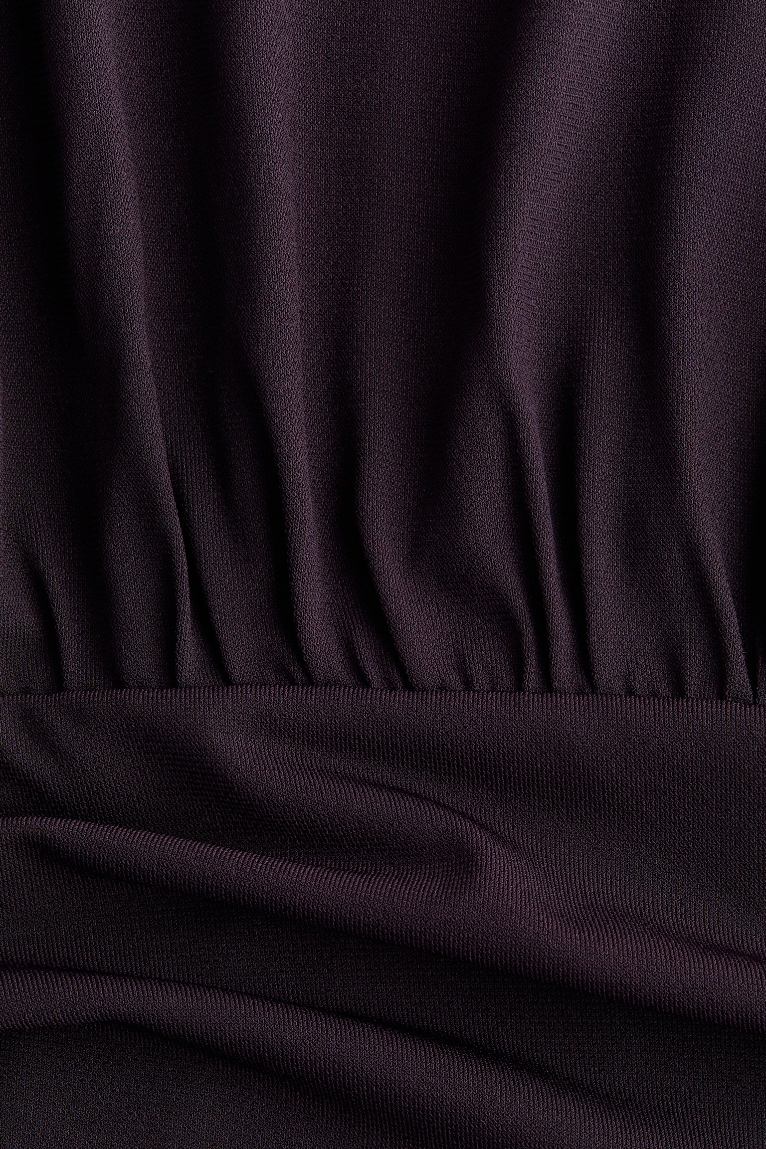 Женское платье H&M Draped Maxi, цвет: Тёмный сливовый фиолетовый — фото 5