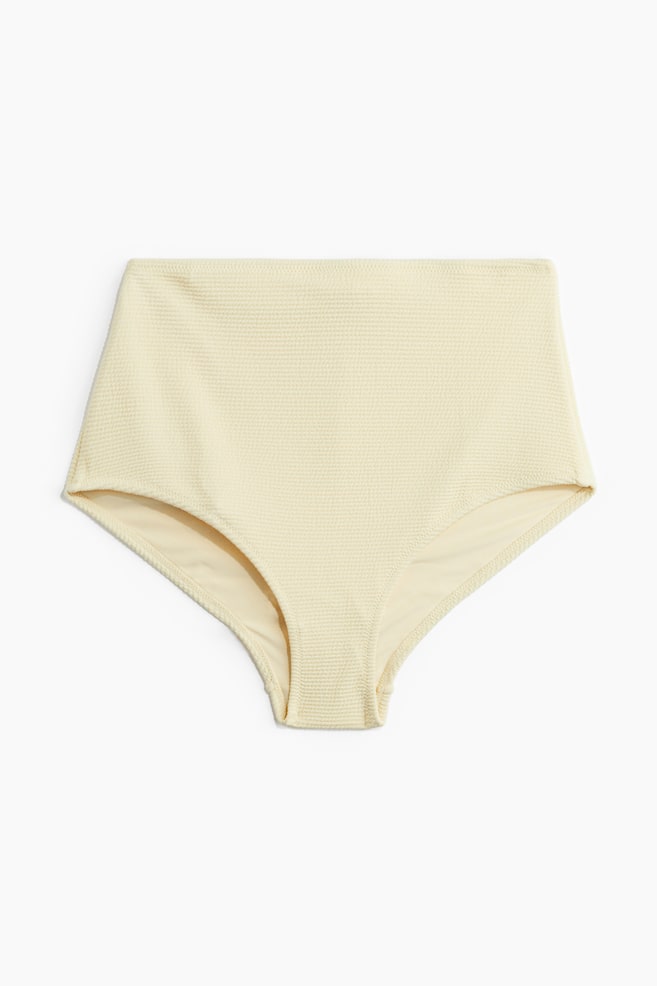 Braga de bikini High Waist - Amarillo claro/Rojo oscuro/Blue/Marrón oscuro/Beige/Estampado de leopardo/Negro/Blanco - 1