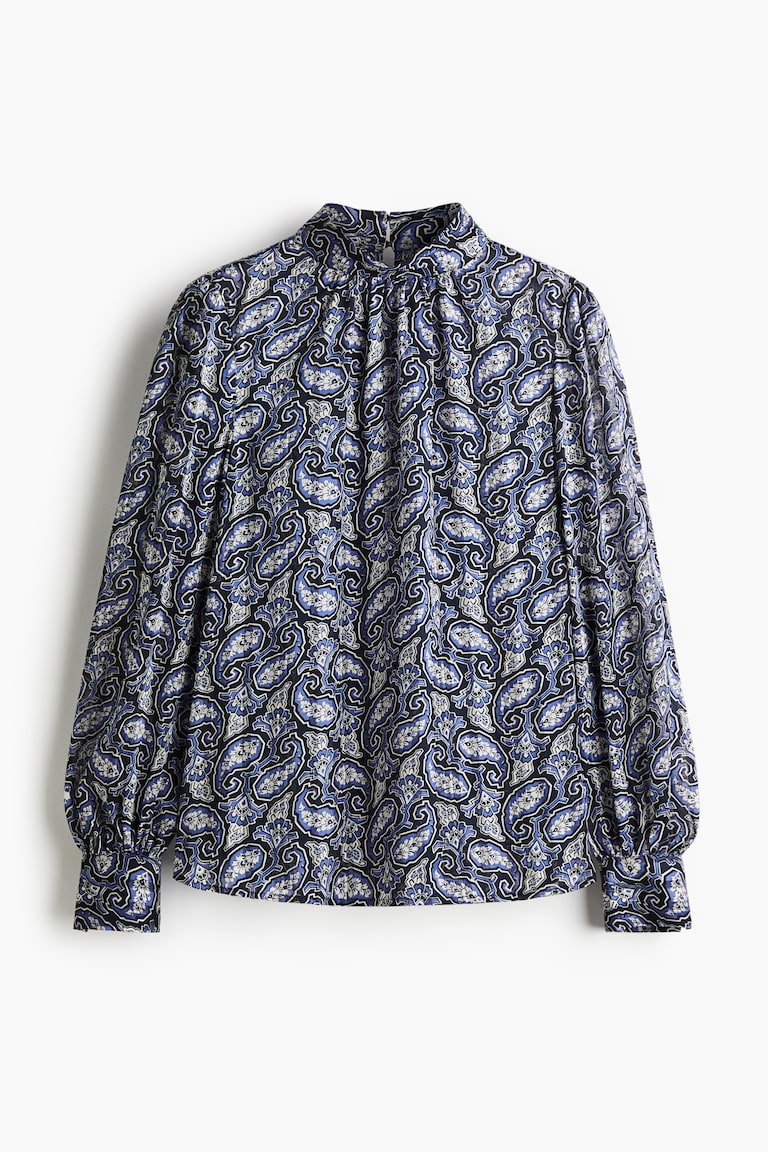Bluza s uspravnom kragnom