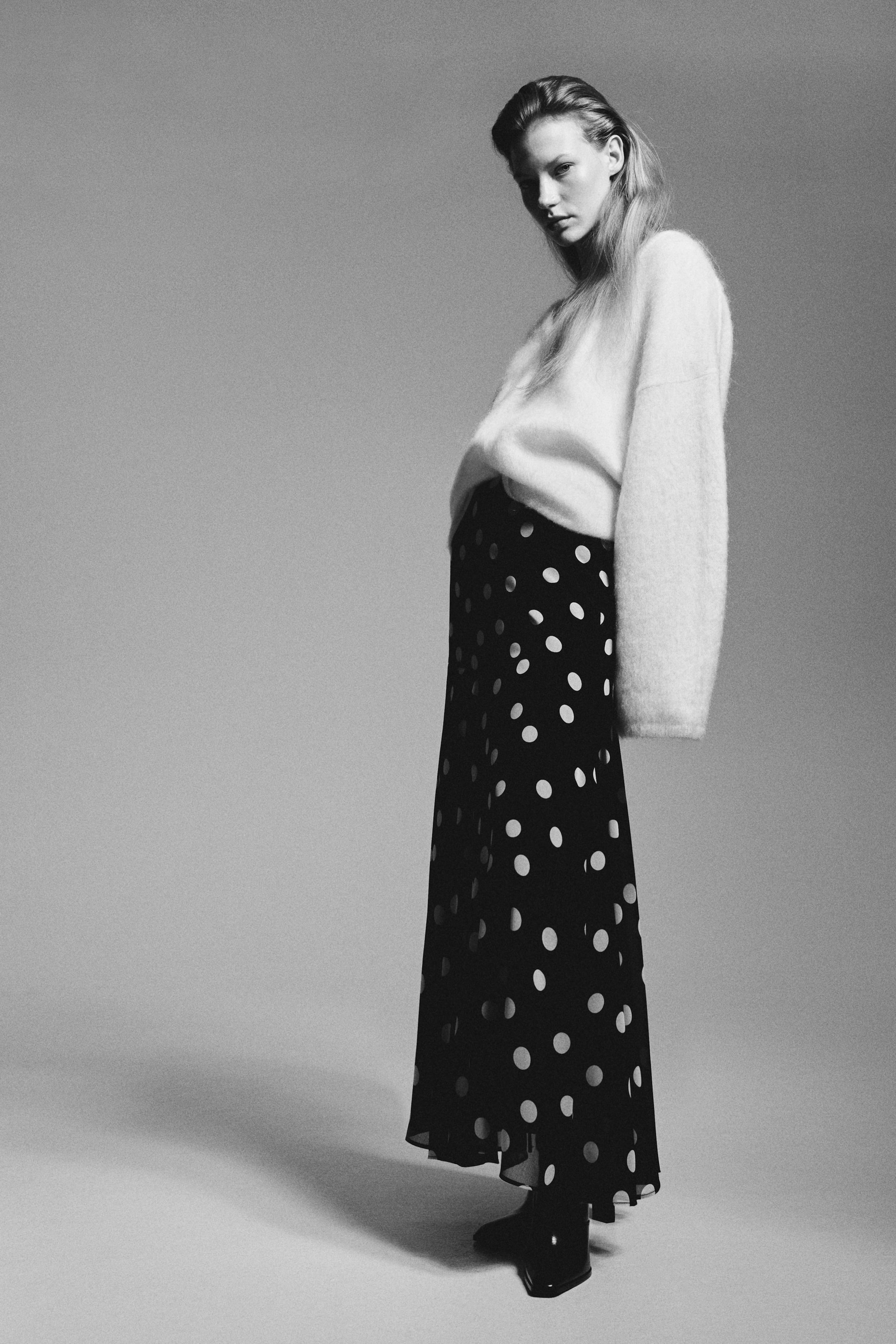 Visualizza immagine più grande: Gonna svasata - Nero/pois - DONNA | H&M IT 1