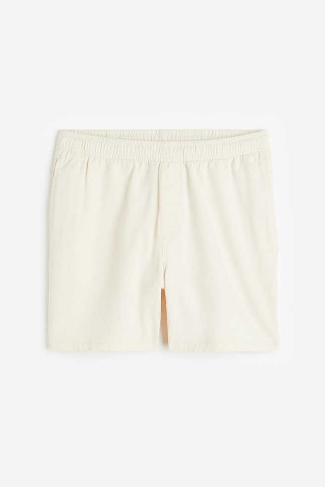 Shorts in cotone Relaxed Fit - Bianco/Marrone/palme/Beige/marrone quadri/Nero - 2