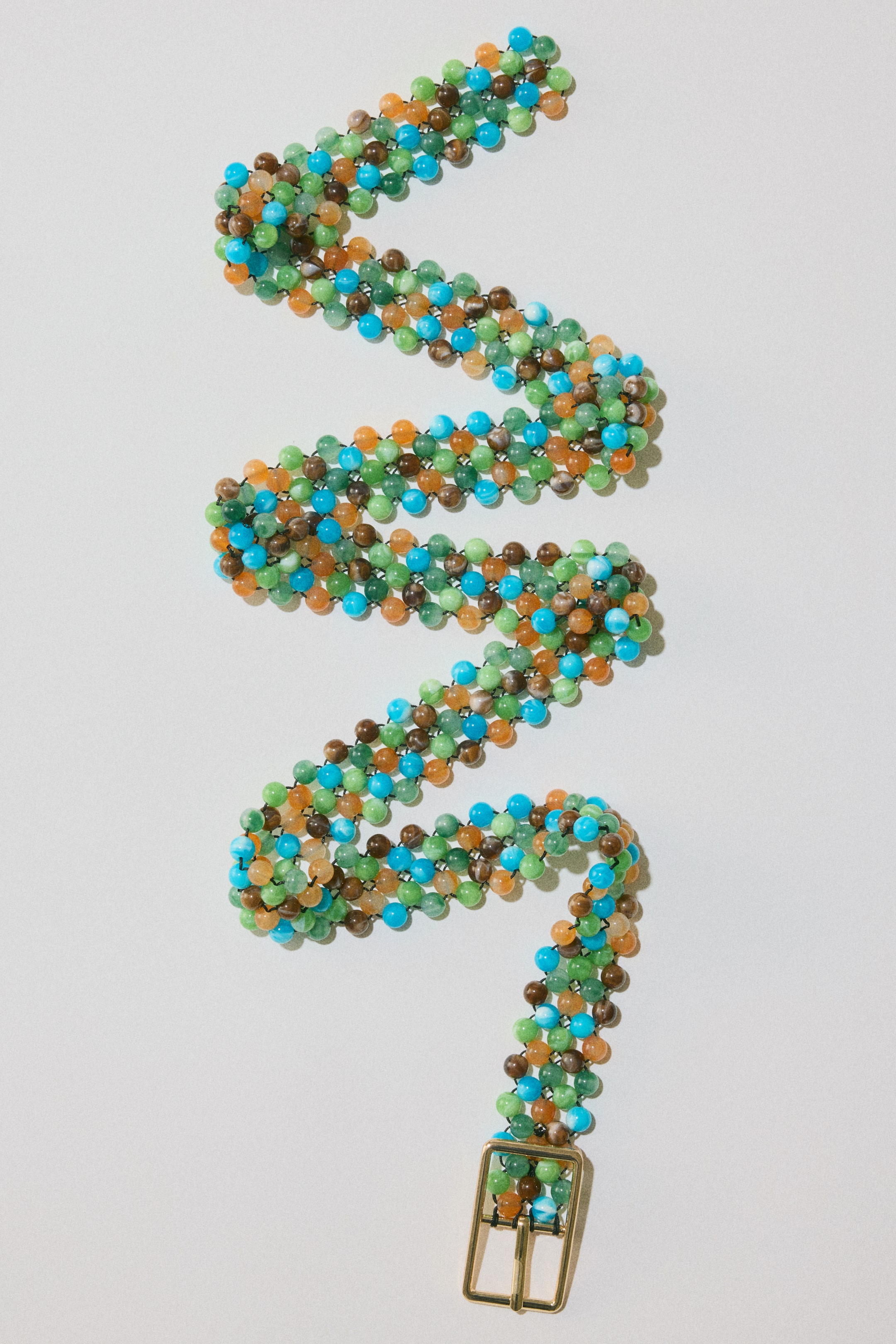 View larger image: Beaded belt - Light blue/Green - Ladies | H&M SG 1