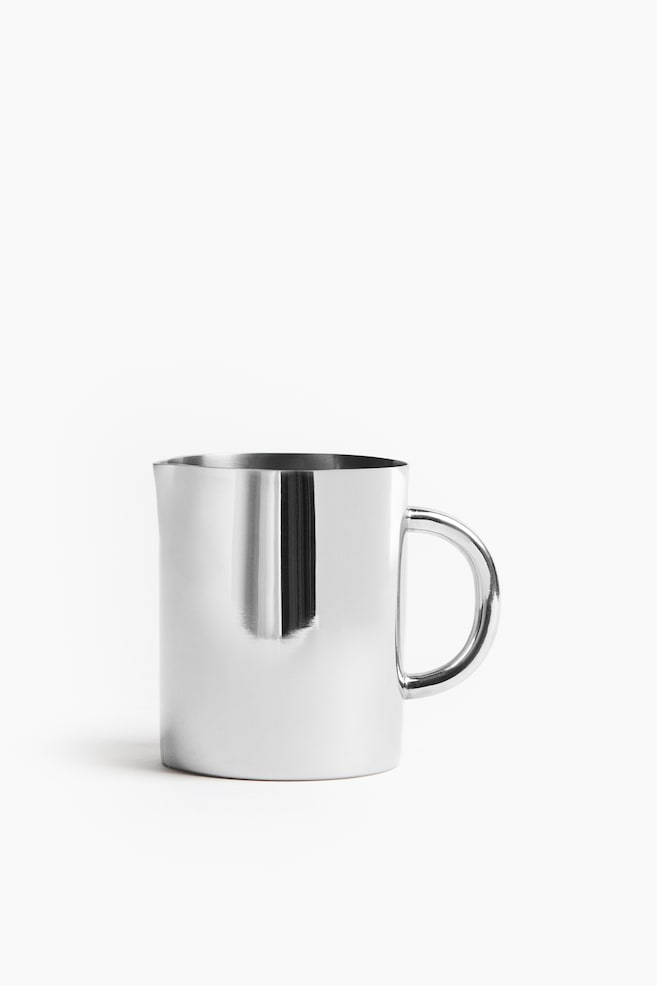 Stainless steel milk jug - Silver-coloured - 1