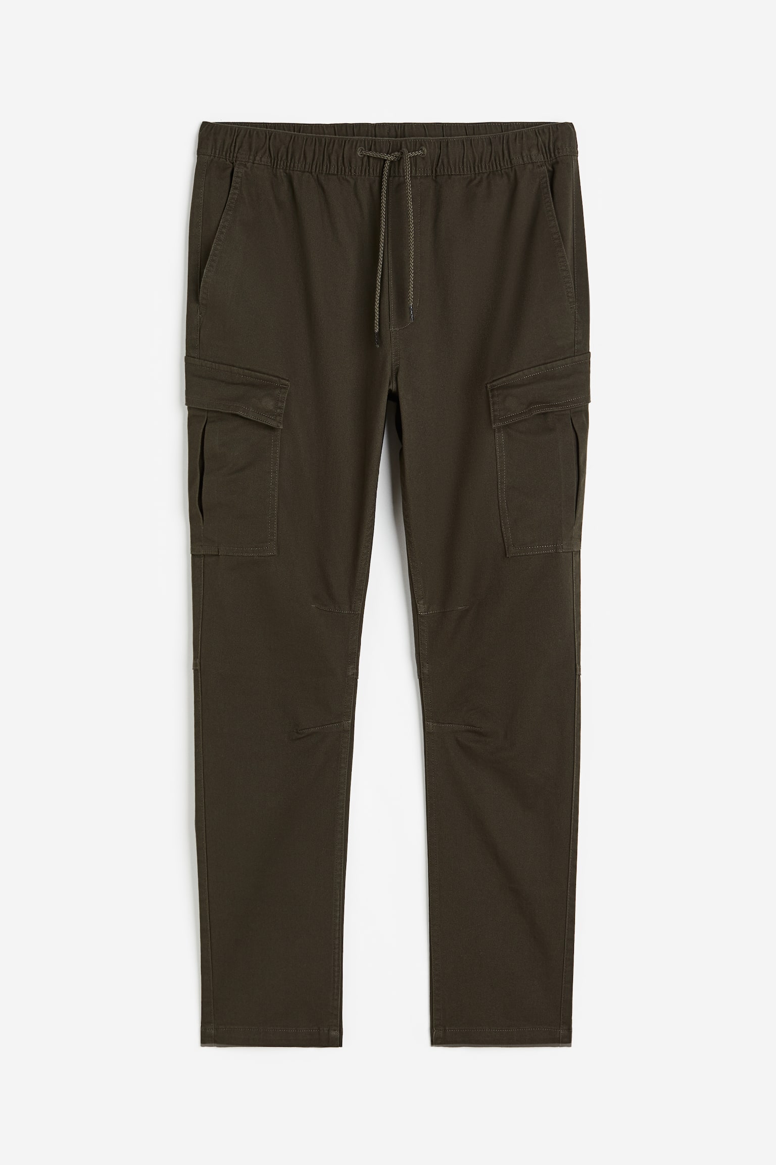 Skinny Fit Cargo trousers - Dark khaki green/Dark grey - 1