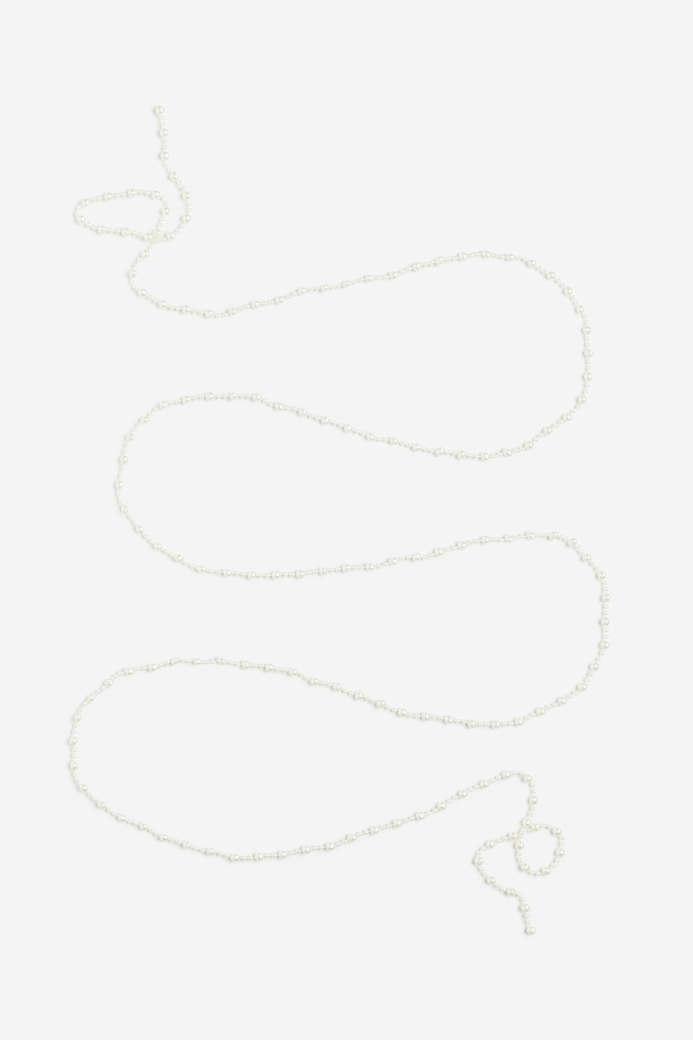 H&M Home  - Guirnalda de cuentas brillantes - Blanco