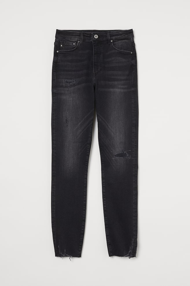Shaping High Ankle Jeans - Schwarz - 1