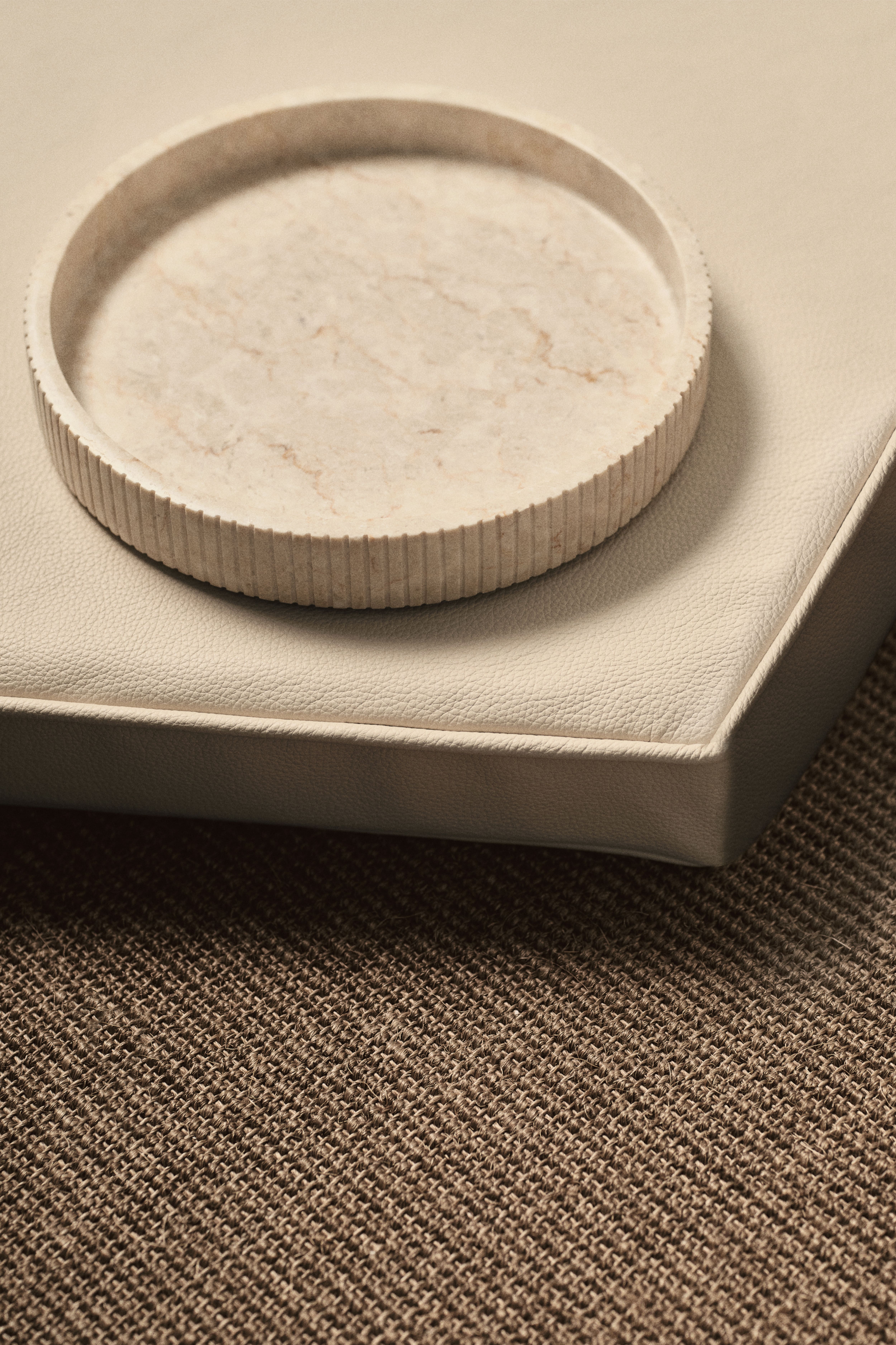 Round Marble Tray