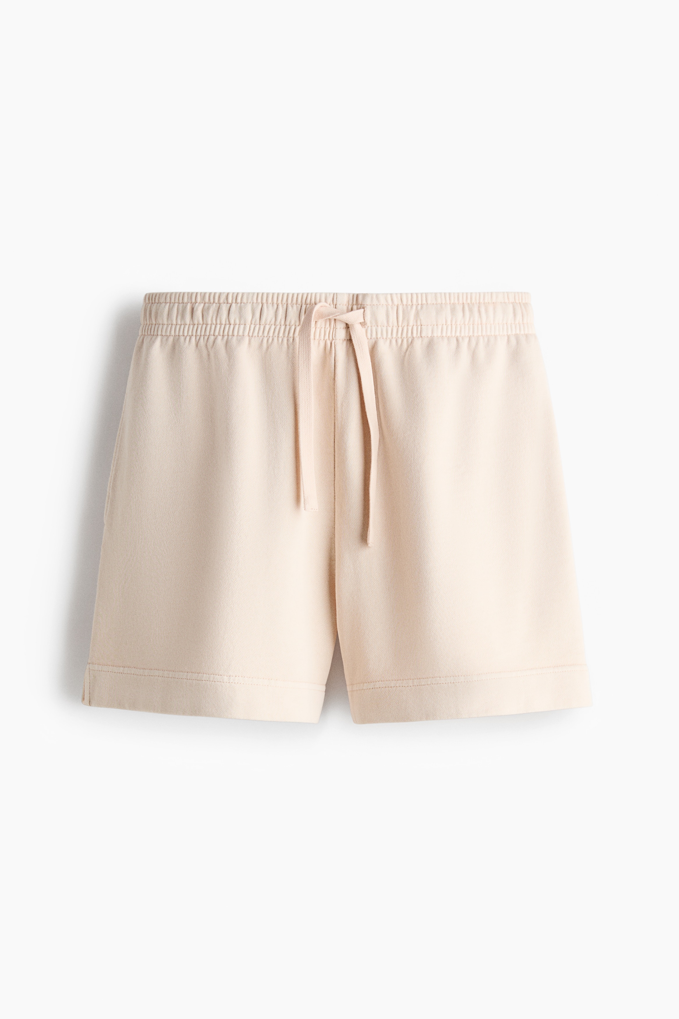 Washed Cotton Sweatshorts - Light beige/Pink/Light taupe/Dusty pink