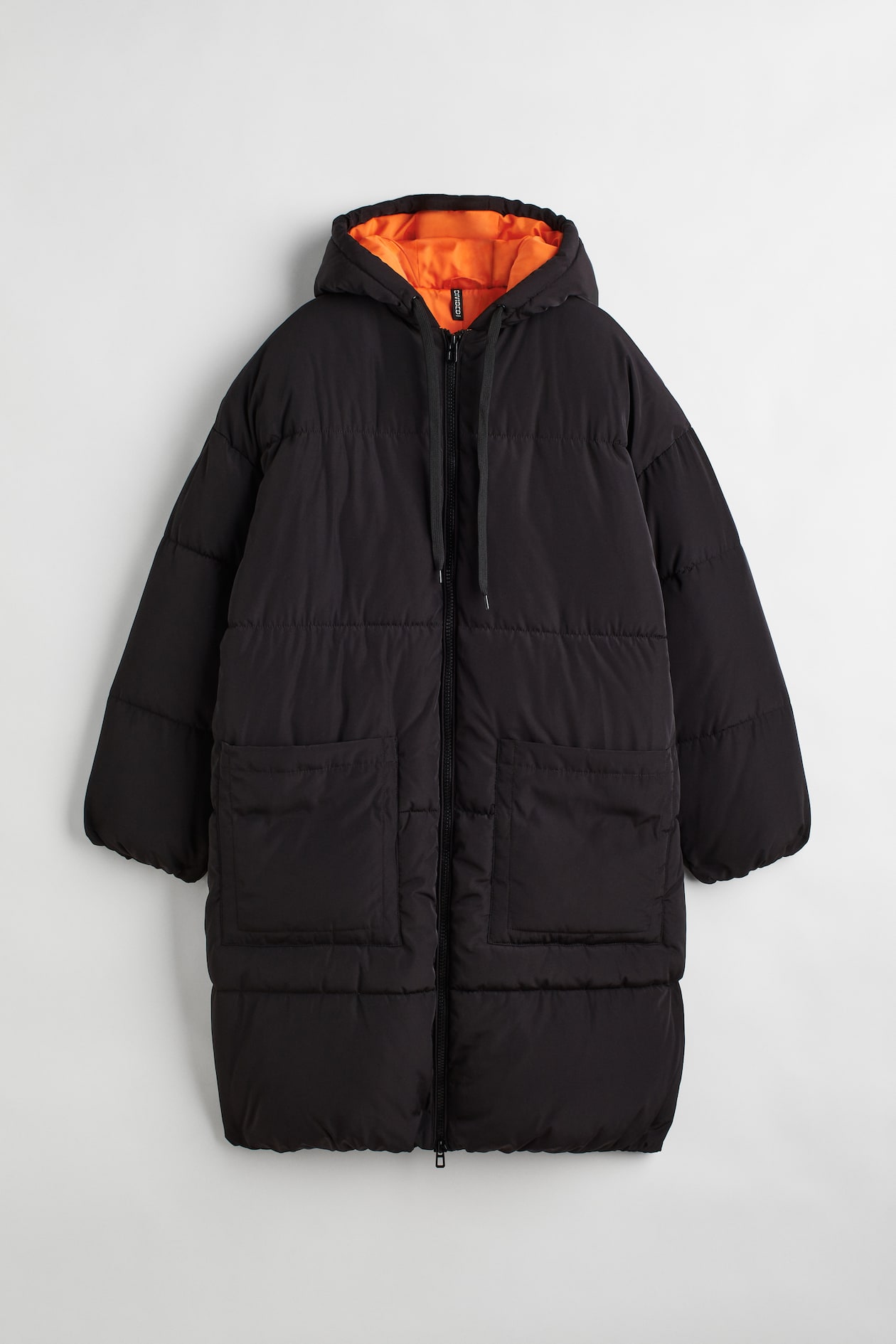 Oversized puffer coat Black Ladies H&M IE