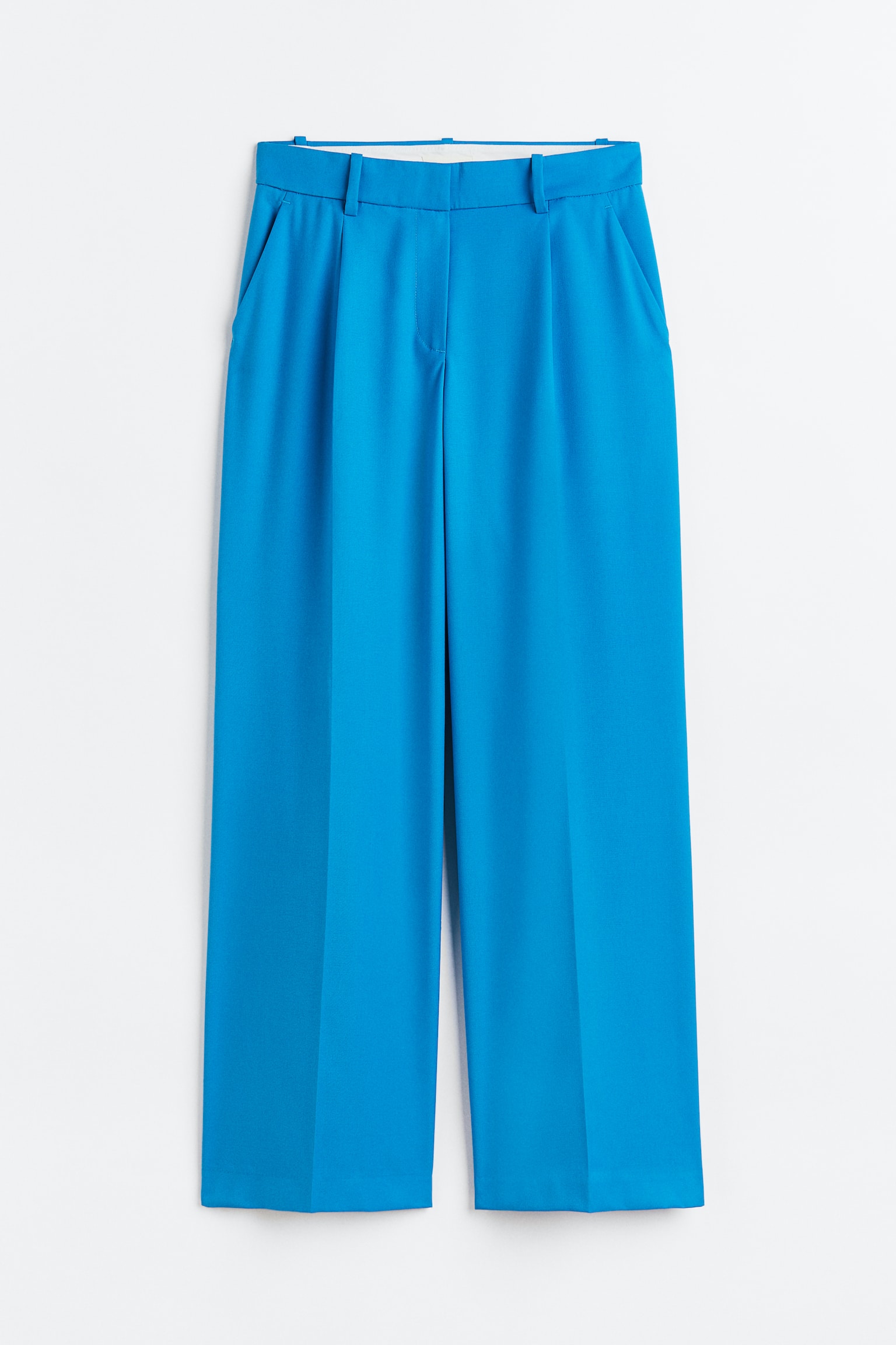 Tailored Pants - Blue/Light beige - 1