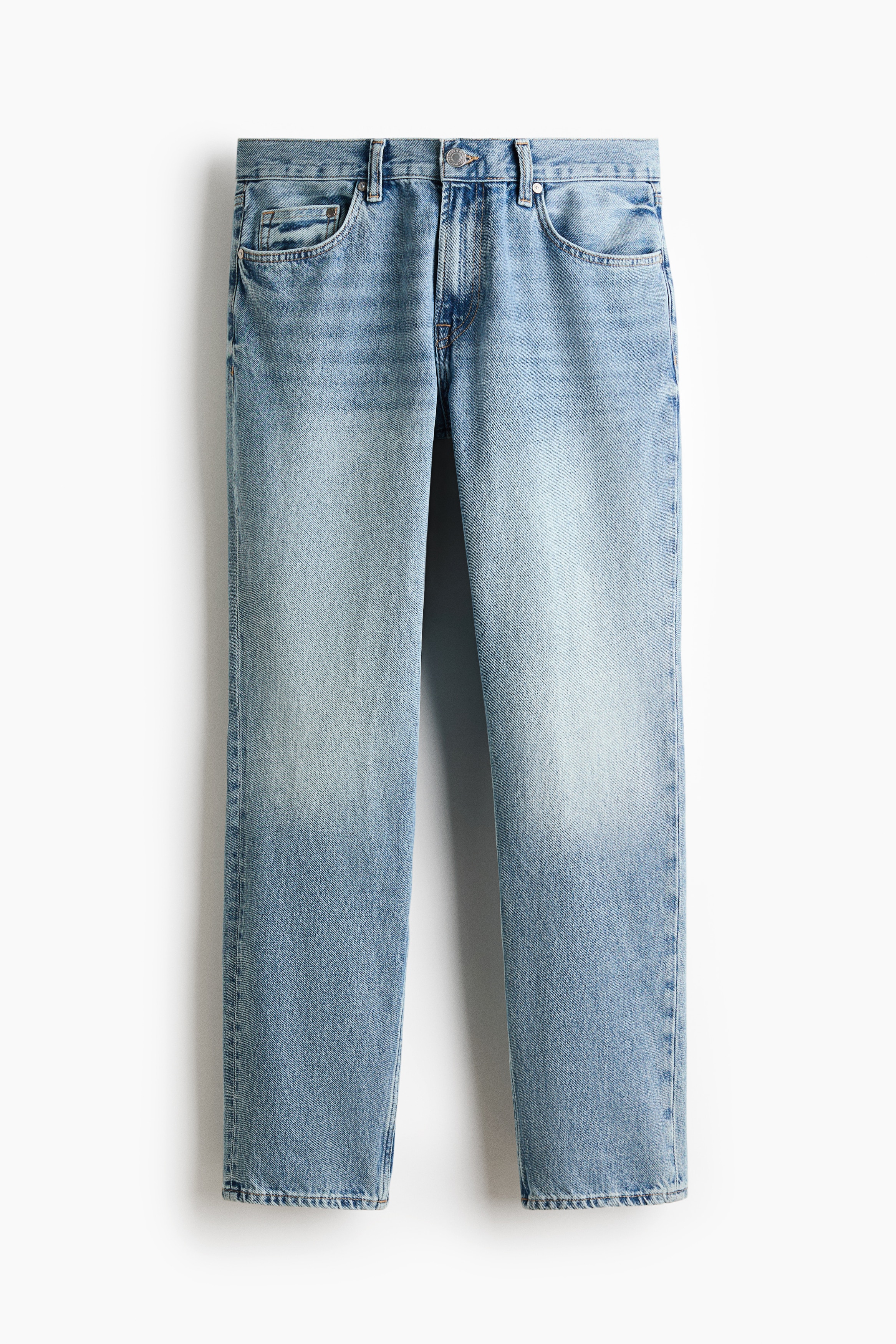 Slim Jeans - Svetlá džínsovomodrá/Biela