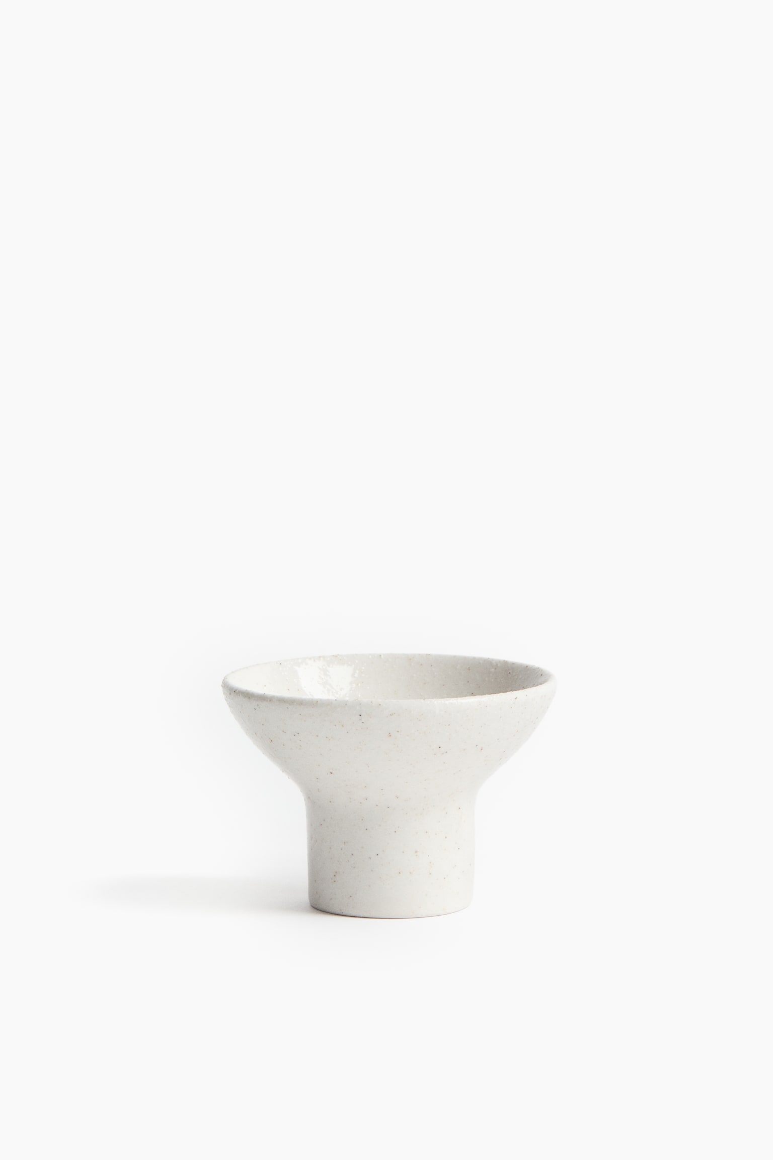 Footed Small Serving Bowl - White