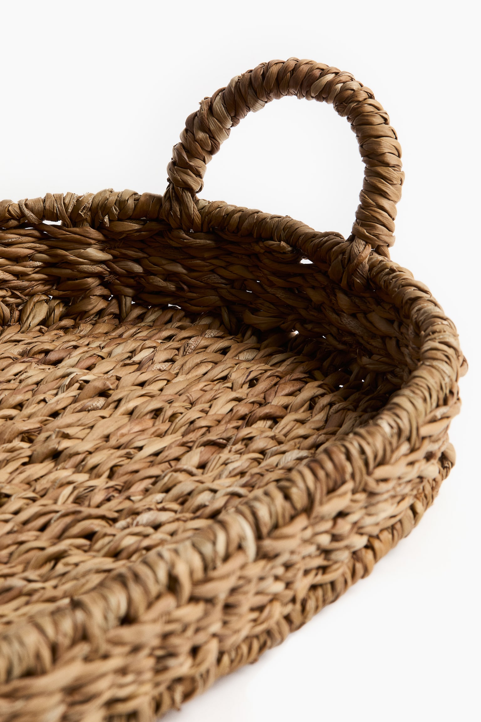 Oval seagrass tray - Brown - 4