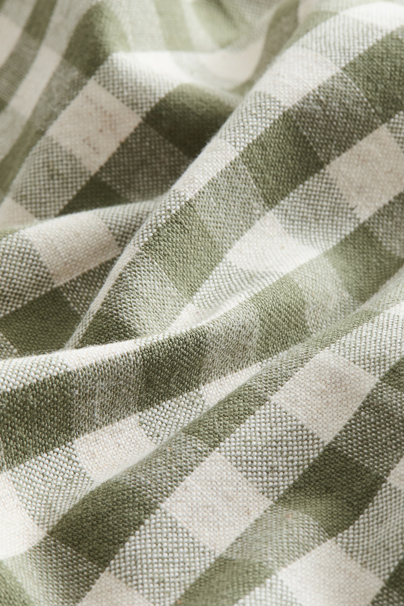 4-pack cotton napkins - Green/Gingham check/Dark grey/Striped/Green/Cream striped/Dark brown/Striped/Light pink/Striped/Beige/Gingham check/Dark brown/Gingham check/Terracotta/Gingham check/Terracotta/Striped/Light pink/Gingham check/Beige/Striped - 4
