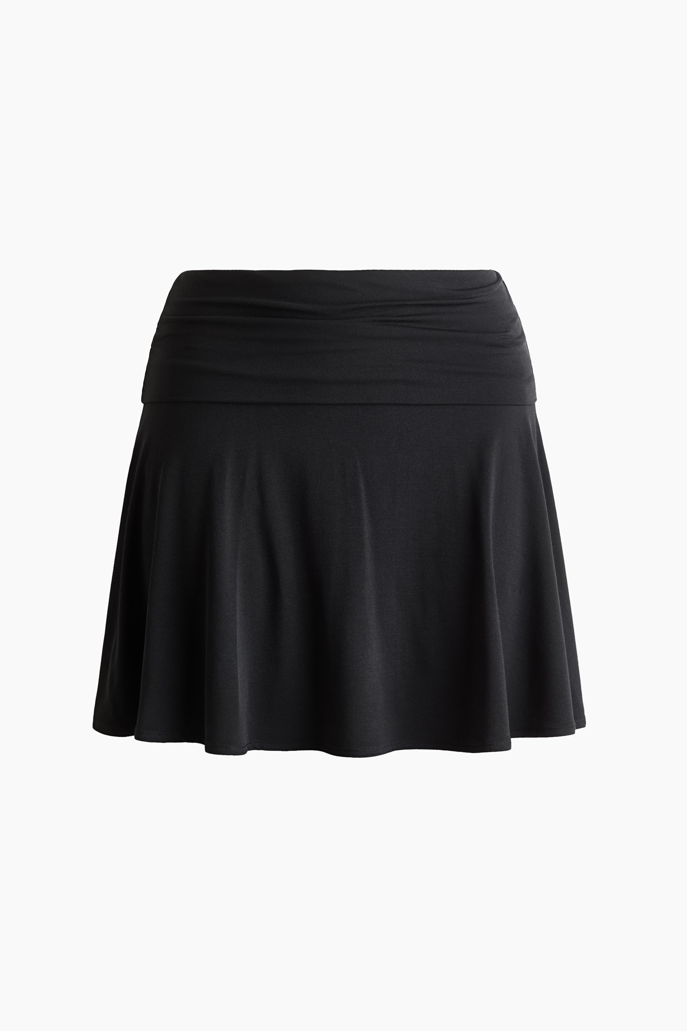 Tennis Circle Skirt - Black/Chocolate plum