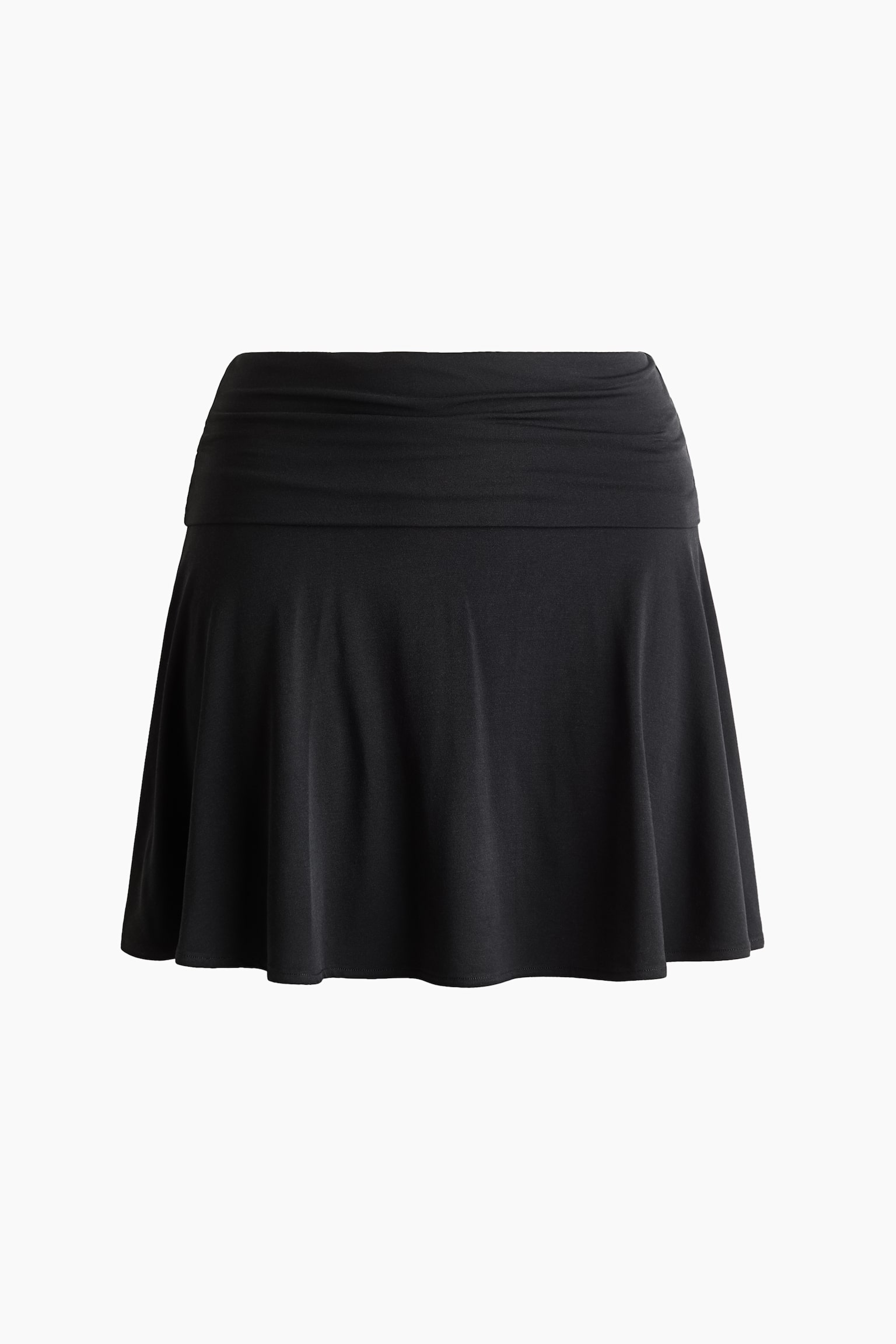 Jupe de tennis corolle - Noir/Prune chocolat - 1