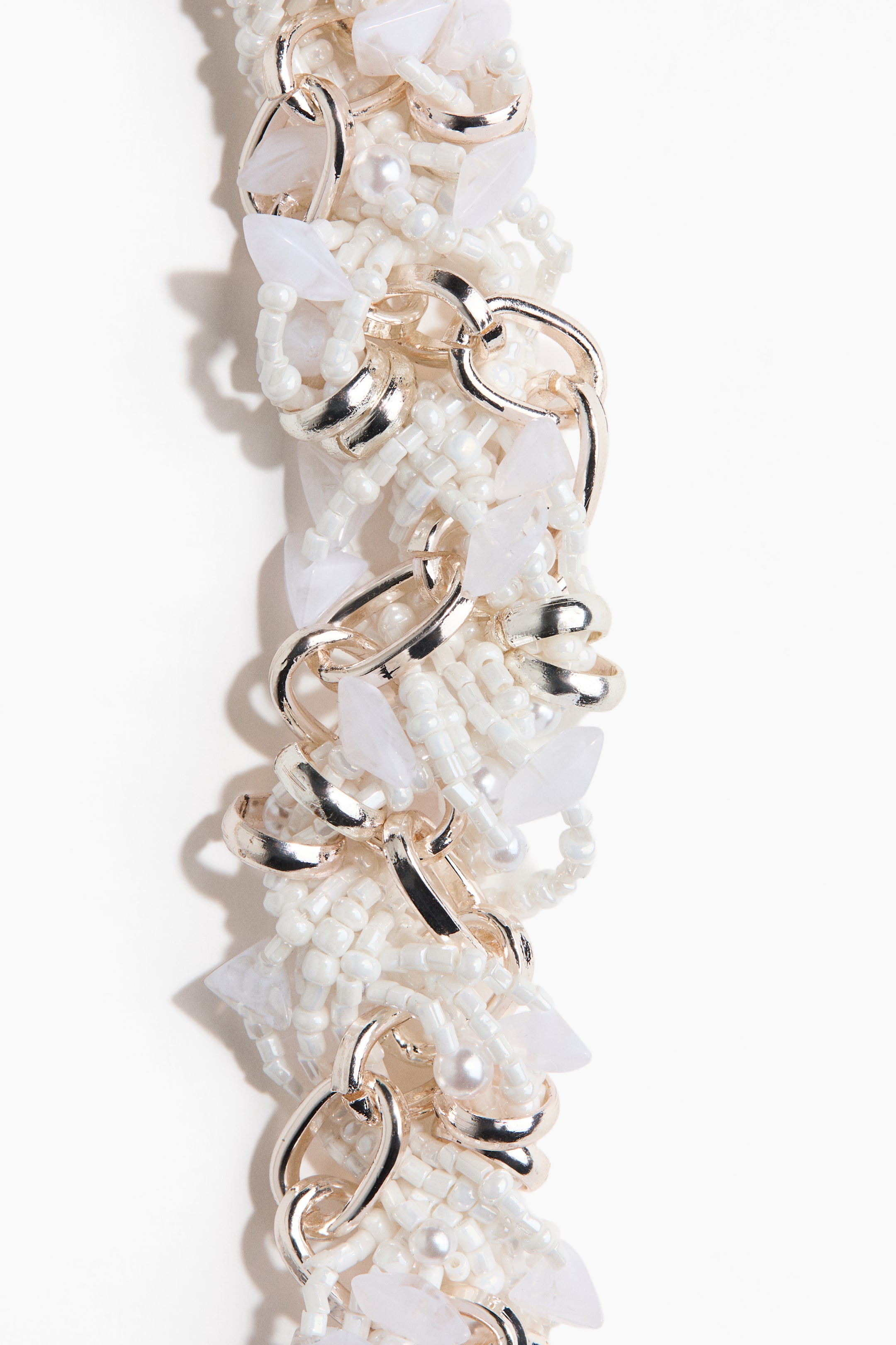 Collier épais avec perles de fantaisie