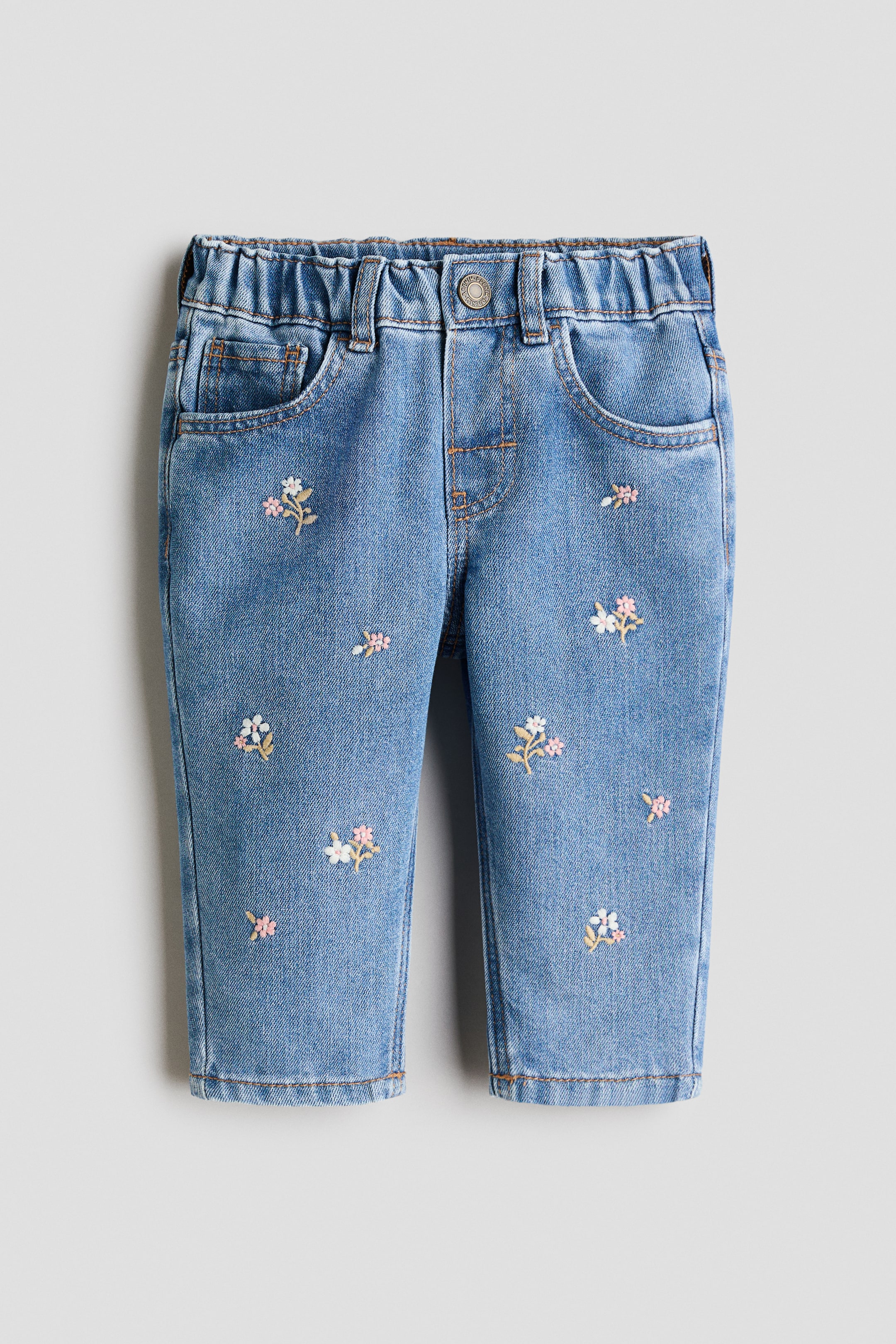 Детские джинсы H&M Embroidered-Detail Jeans
