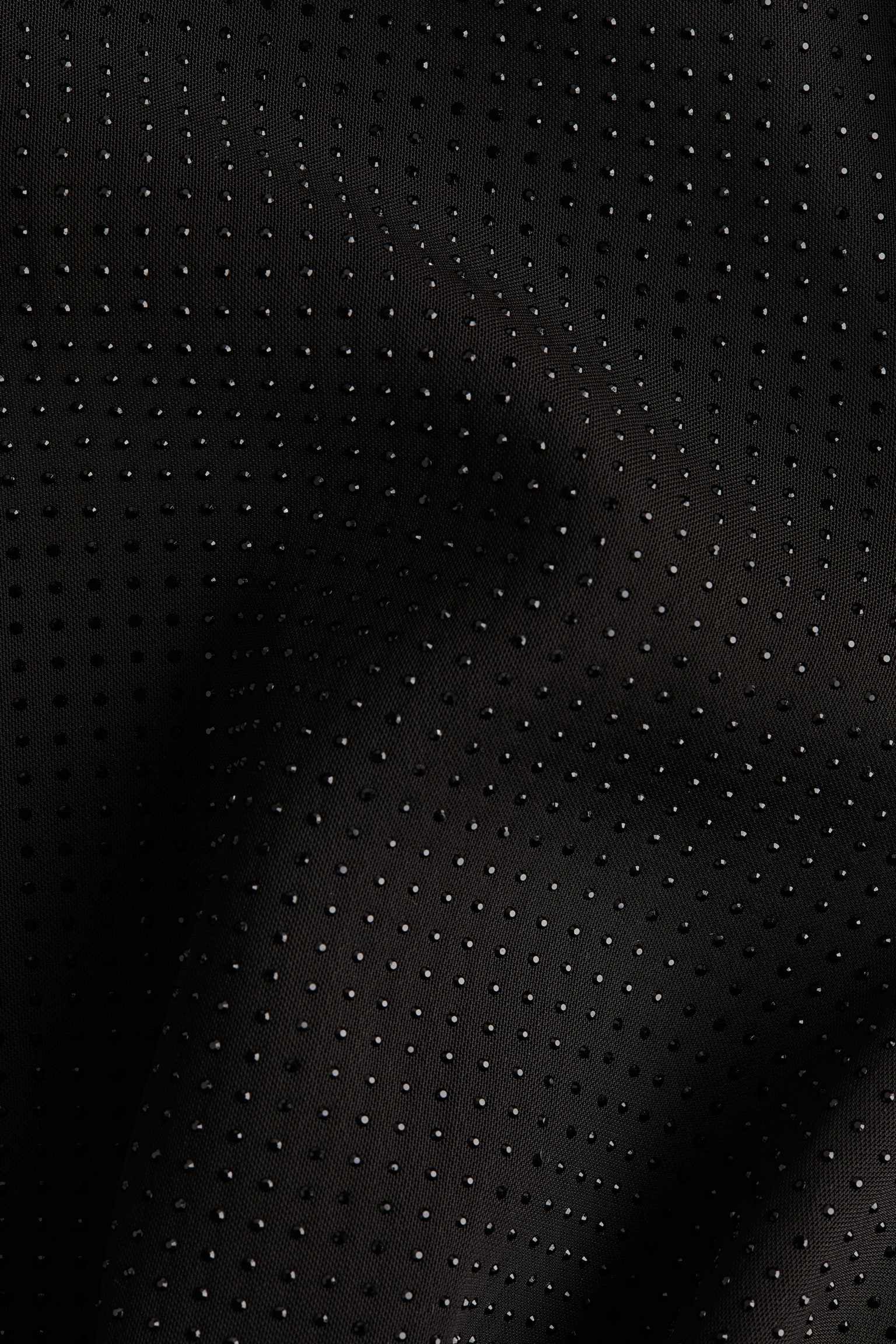 Rhinestone-embellished bomber jacket - Black - 3