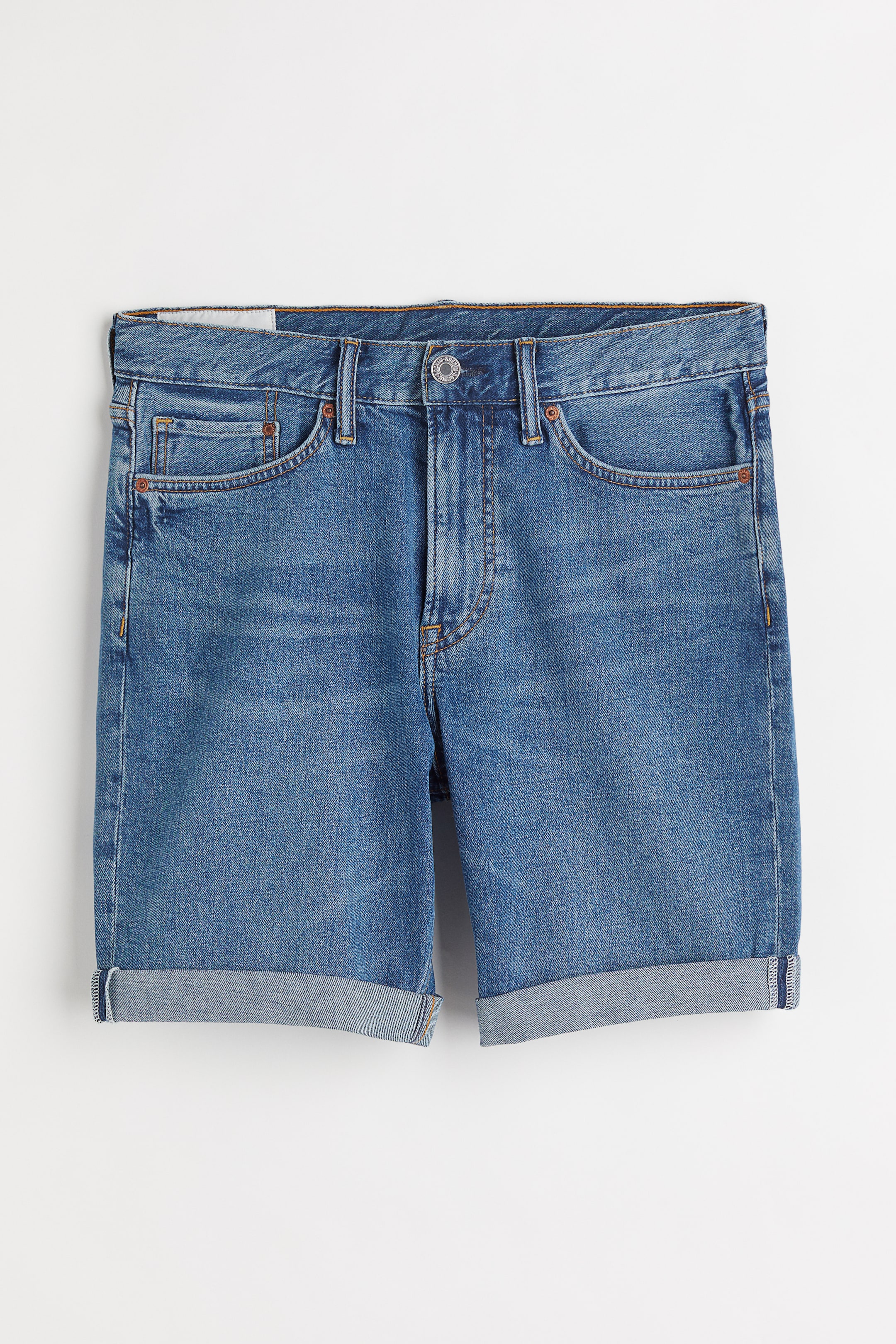 Slim Denim Shorts