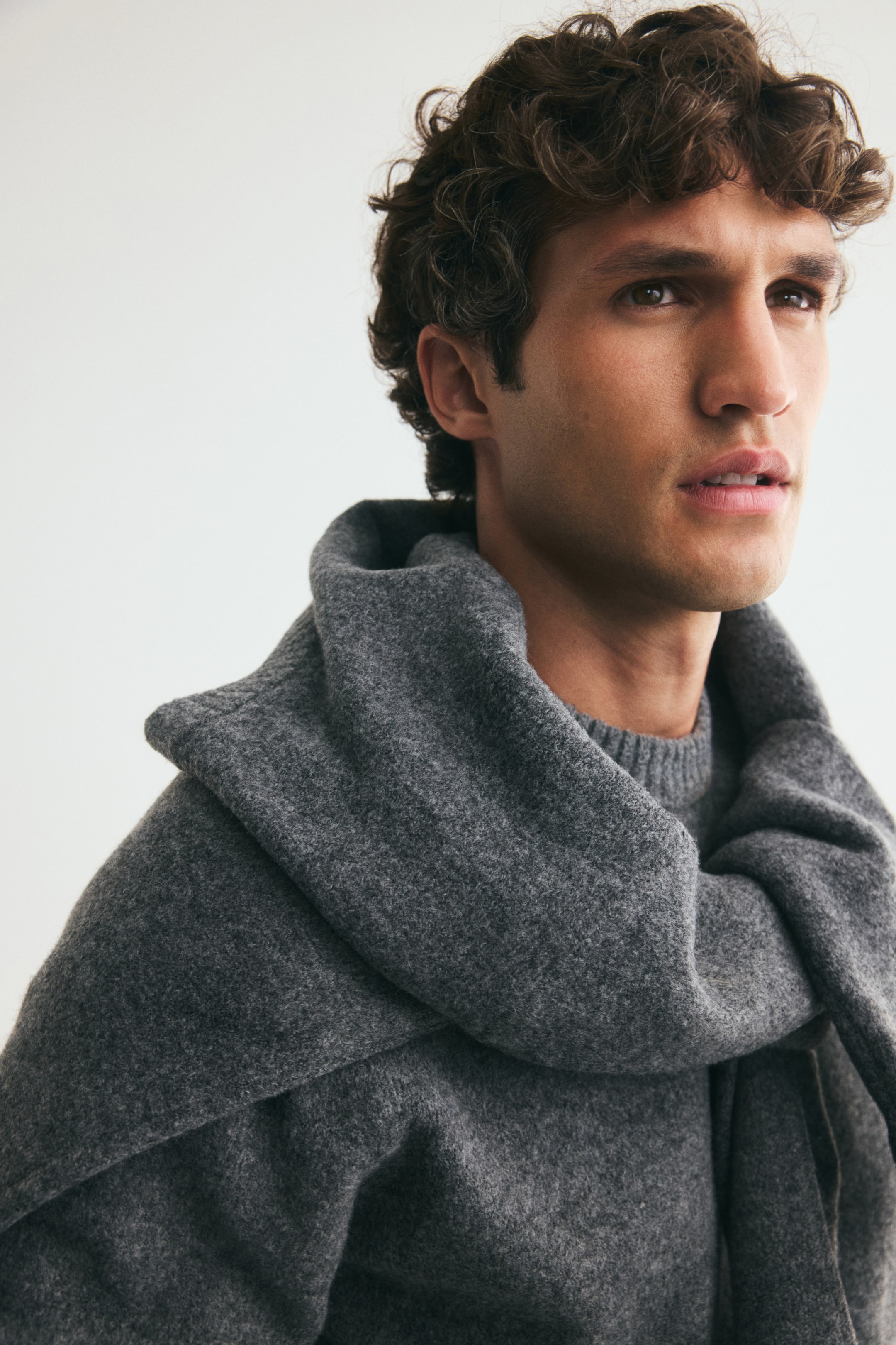 Regular-Fit Brushed Sweater