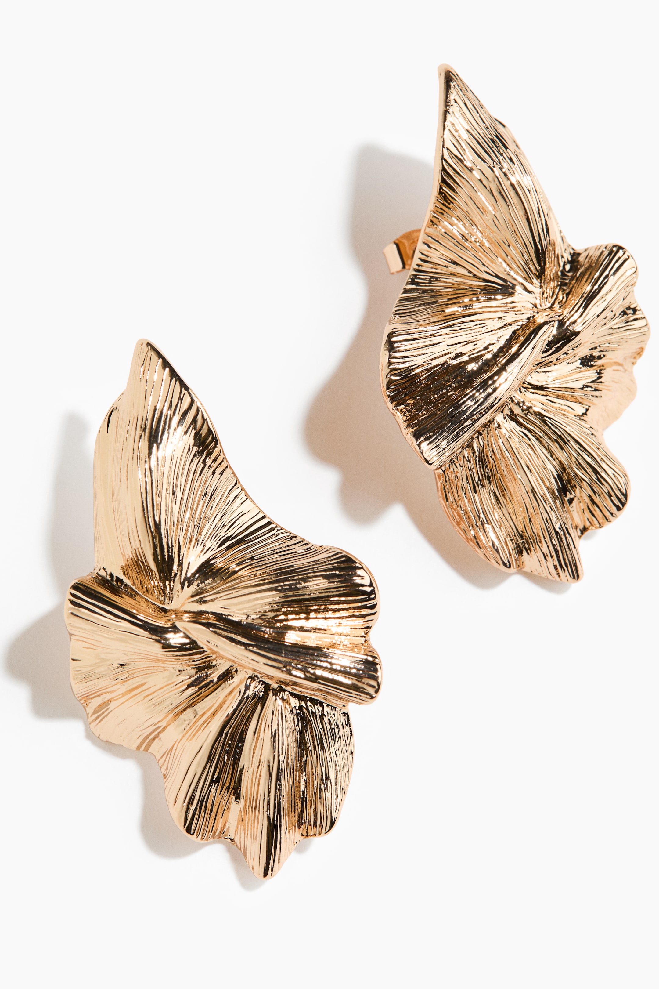 View larger image: Fluted earrings - Gold-coloured - Ladies | H&M IN 2