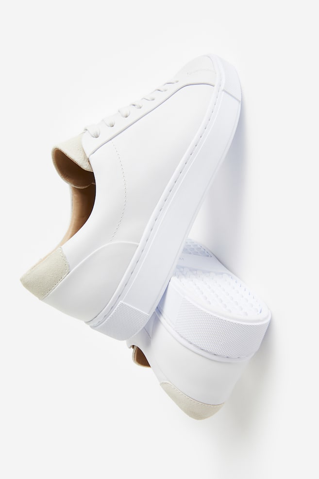 Sneakers - Blanc/Gris clair - 7