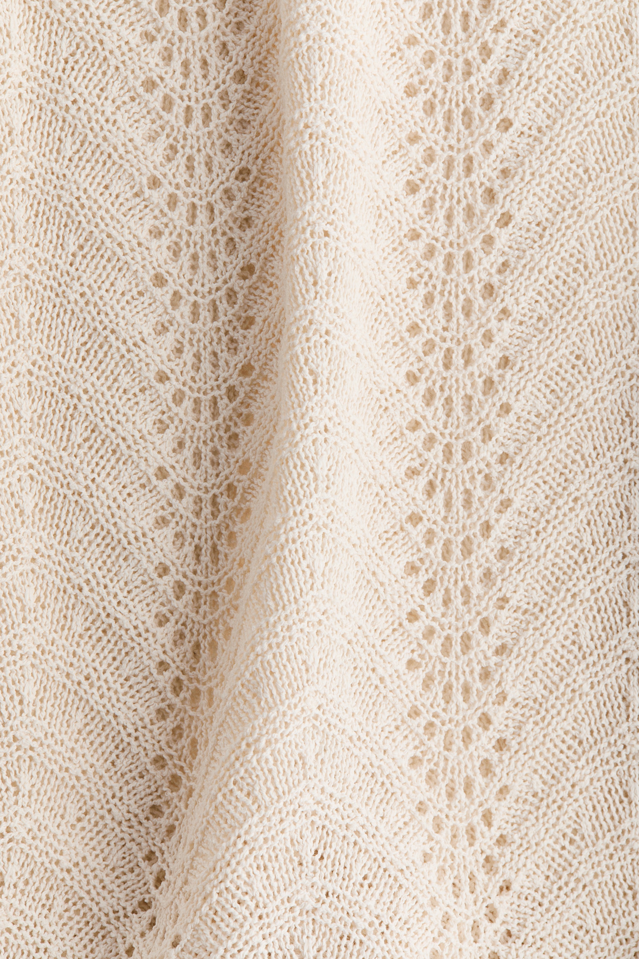 Robe midi d'aspect crochet