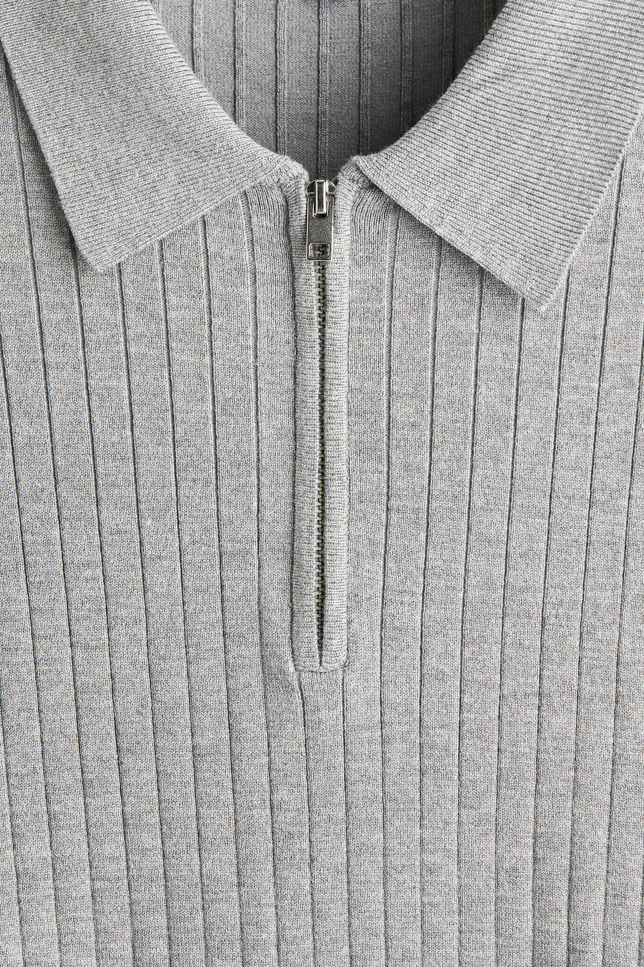 View larger image: Slim Fit Polo shirt - Grey | H&M IN 6