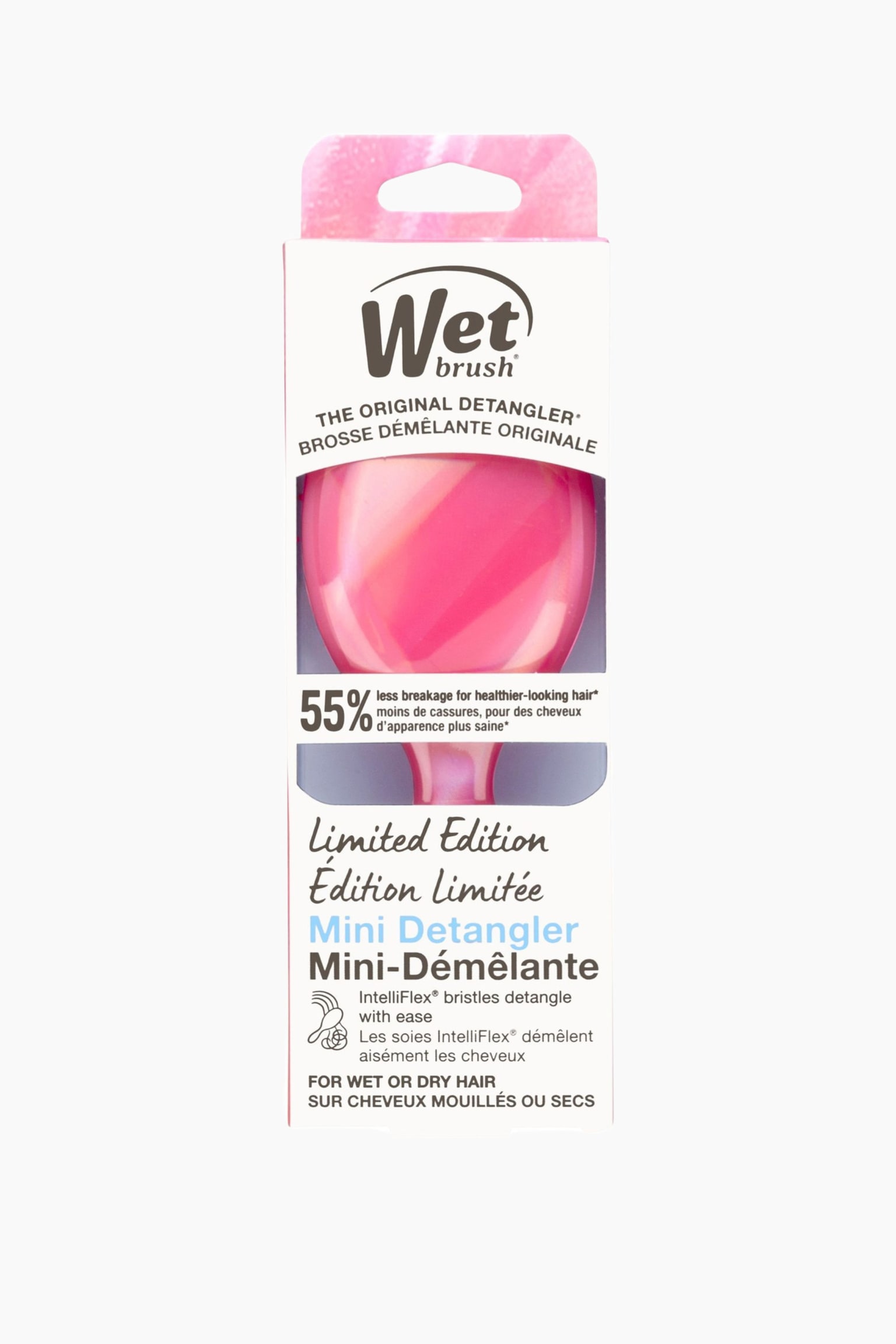The Mini Original Detangler Prismatic Glow Ltd Ed - Rosa - 3