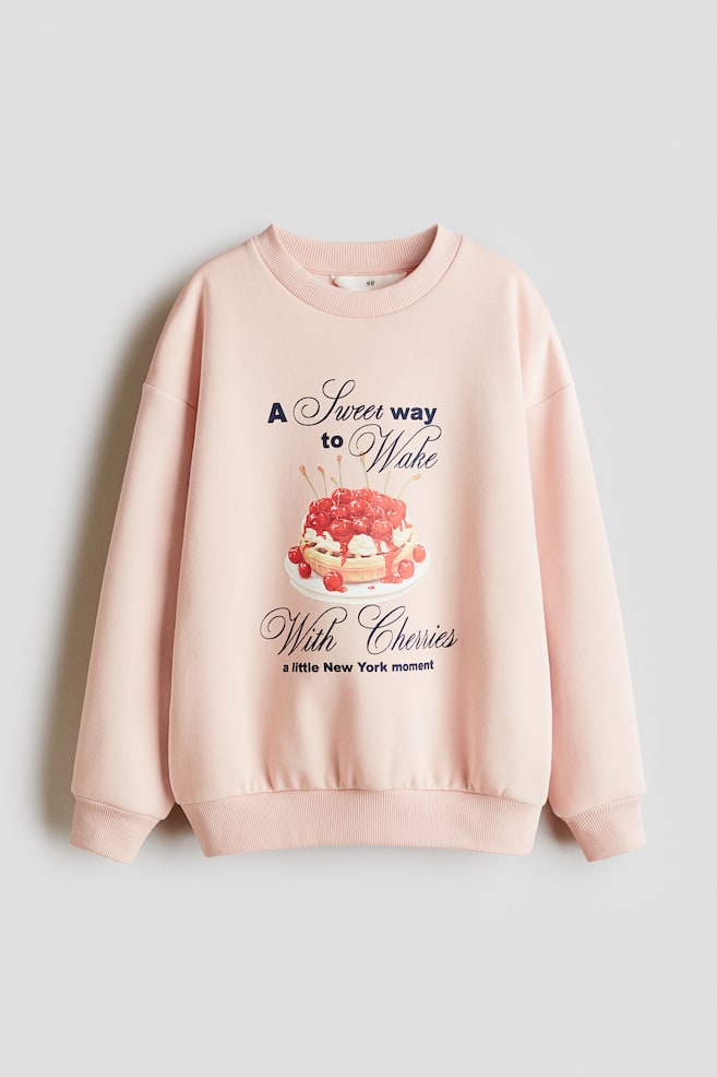 Bluza z motywem - Jasnoróżowy/Wiśnie/Jasnoszary/Halloween Academy/Czarny/Palermo/Biały/Amour - 1