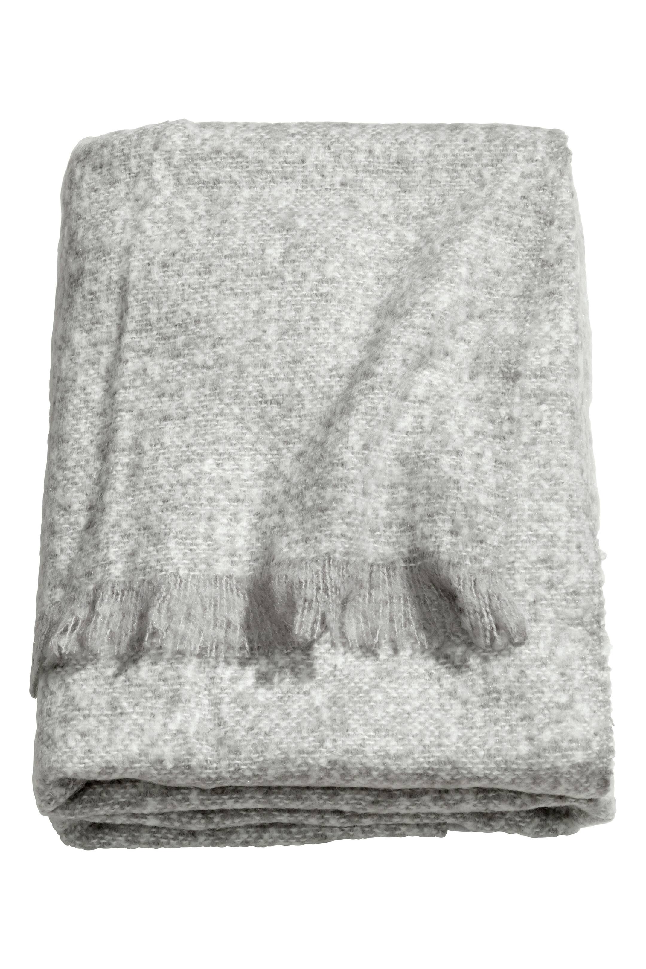 Zobacz większy obraz: Miękki koc - Jasnoszary - HOME | H&M PL 1