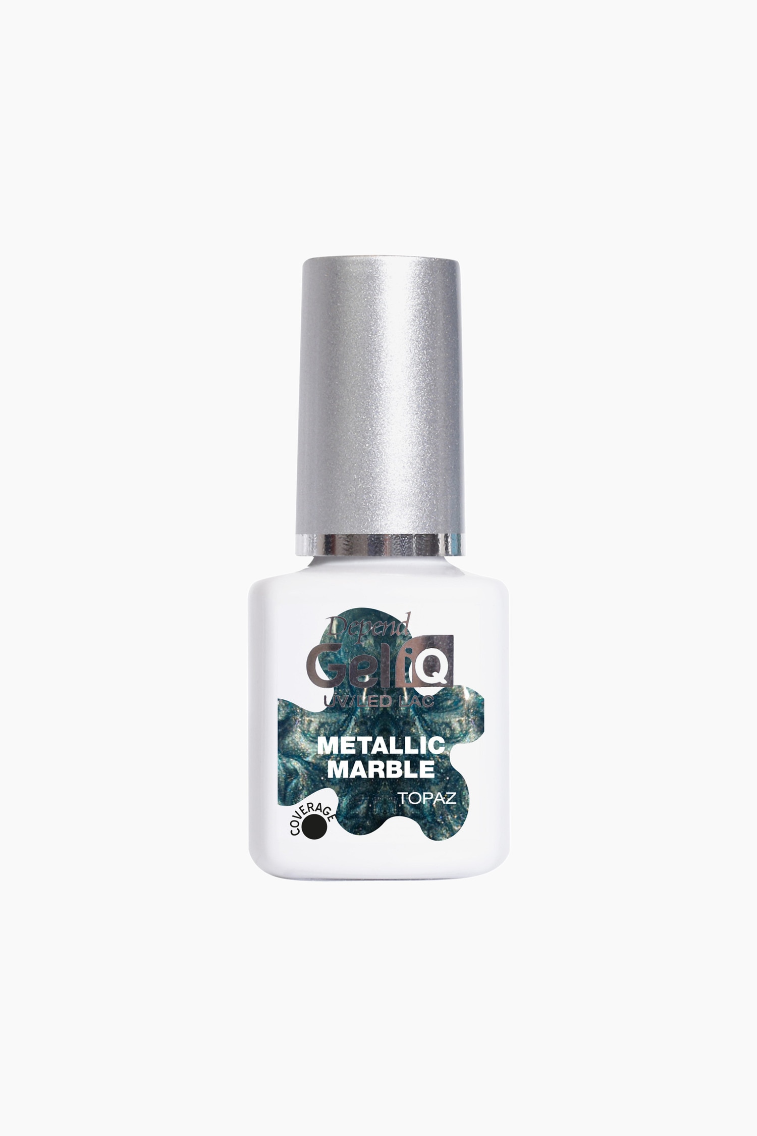 Depend - Geliq Metallic Nail Polish - Metallic Marble Topaz