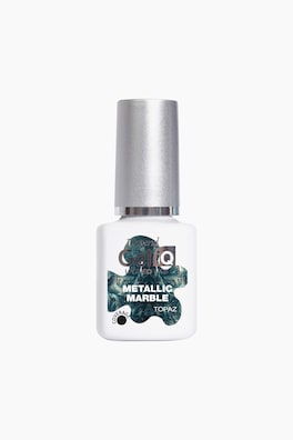 Metallic Marble Nail Polish