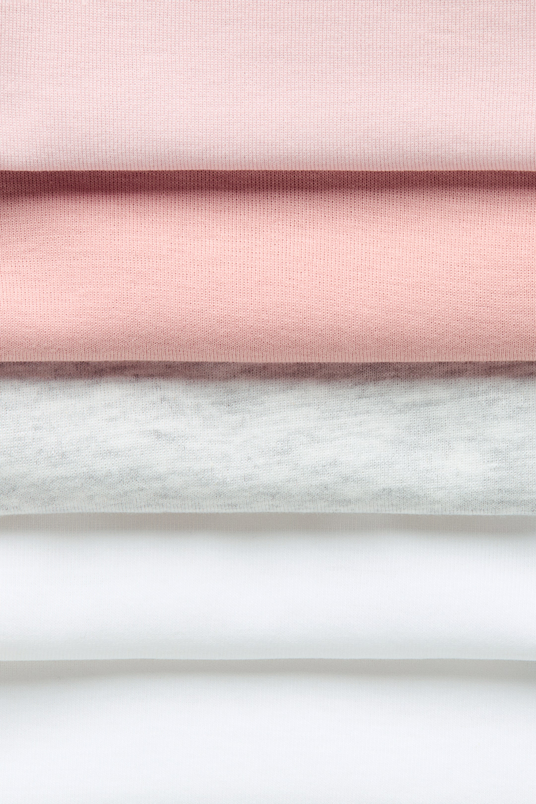 Lot de 5 maillots en coton