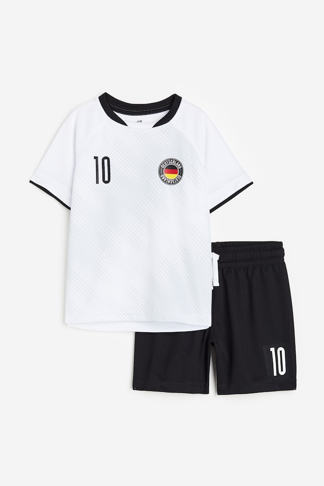 Printed football kit - White/Deutschland/Blue/Italia/Black/Belgium/Neon green/Deutschland - 2