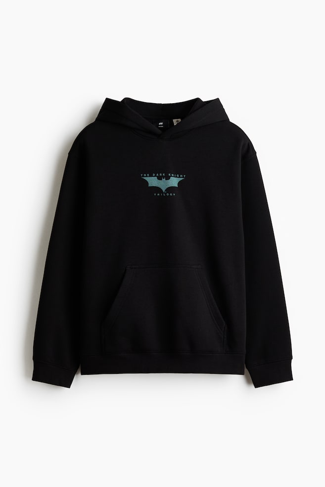 Felpa con cappuccio Loose Fit - Nero/Batman - 1