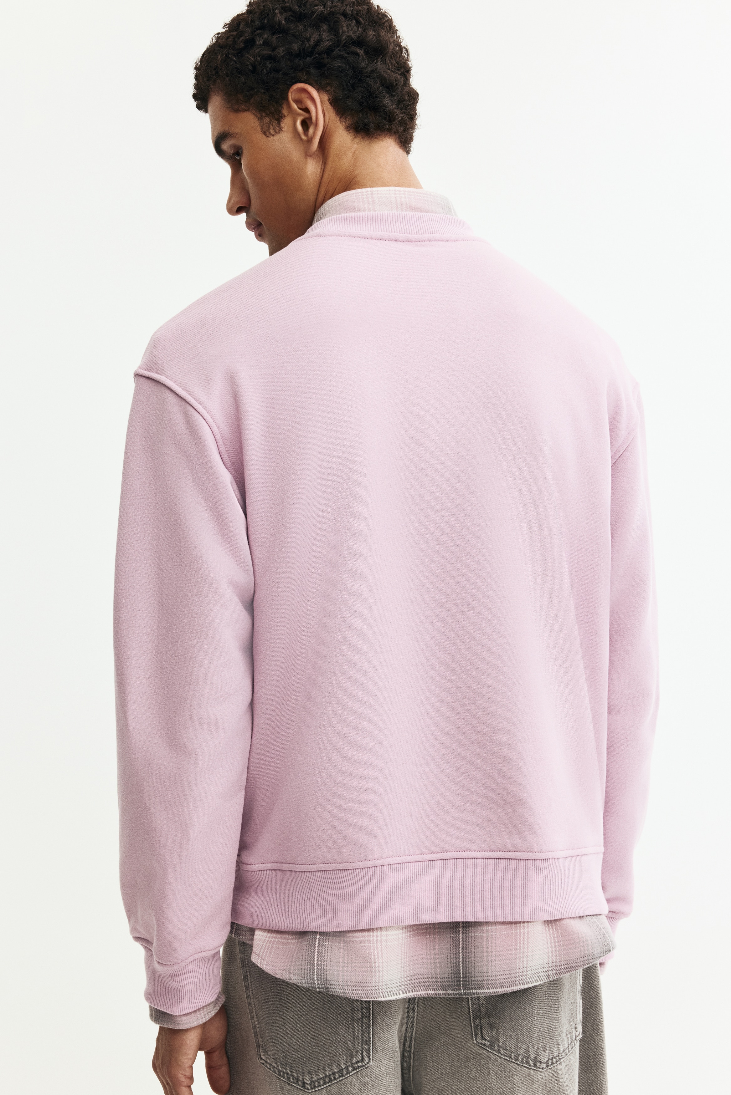 ルーズフィット スウェットシャツ - ピンク - Men | H&M JP