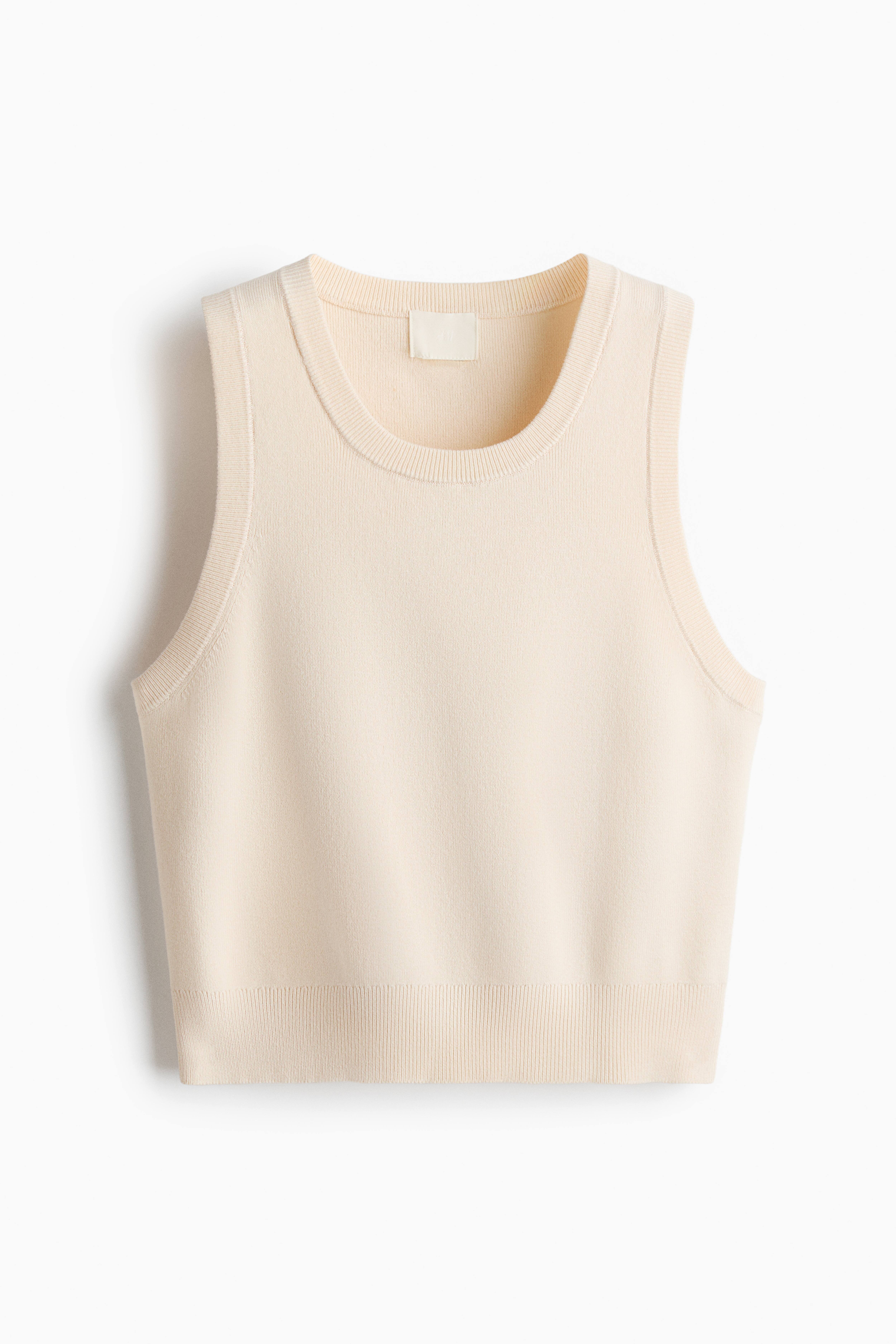 Fine-Knit Sweater Vest