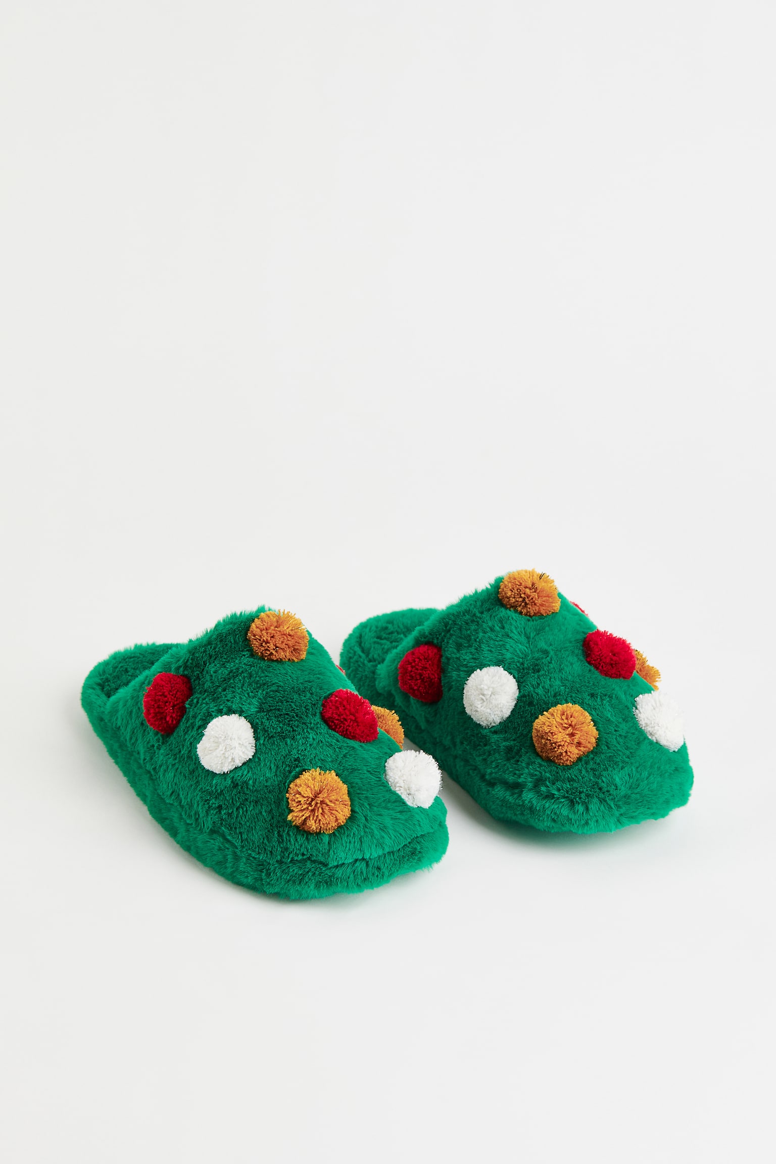 Christmas tree slippers - Green - 4