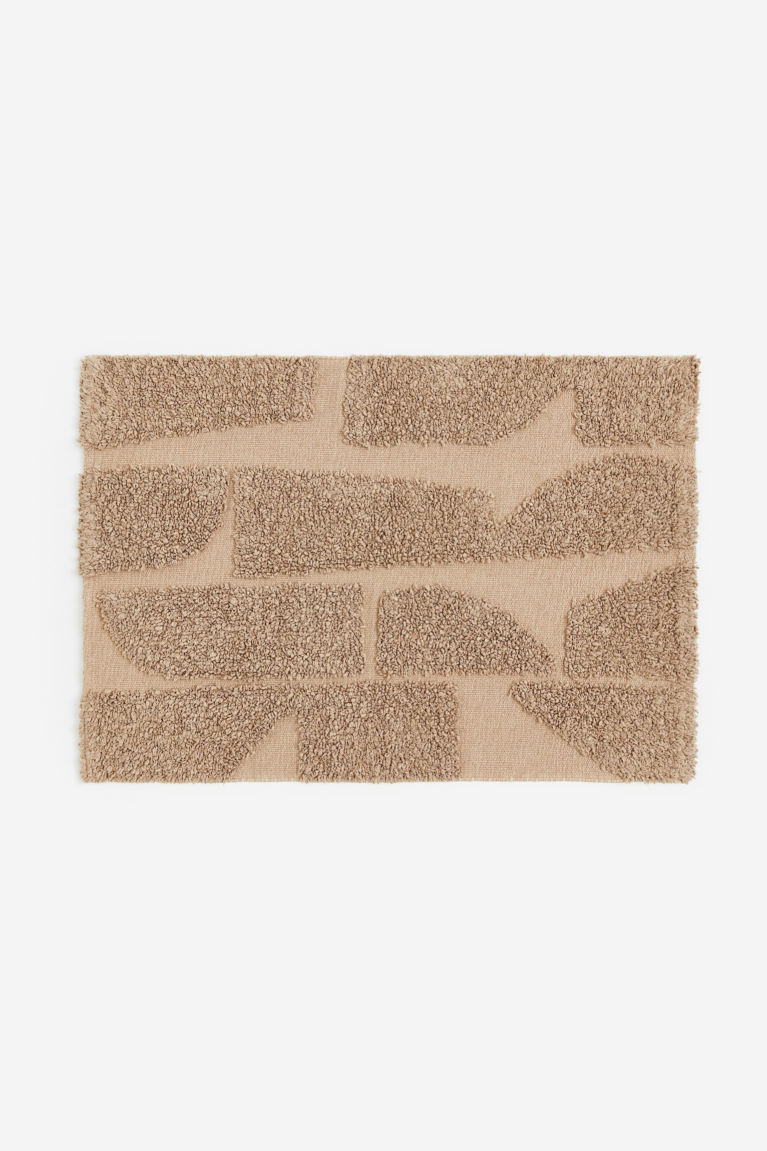 Tufted bath mat - Beige/Patterned - 3