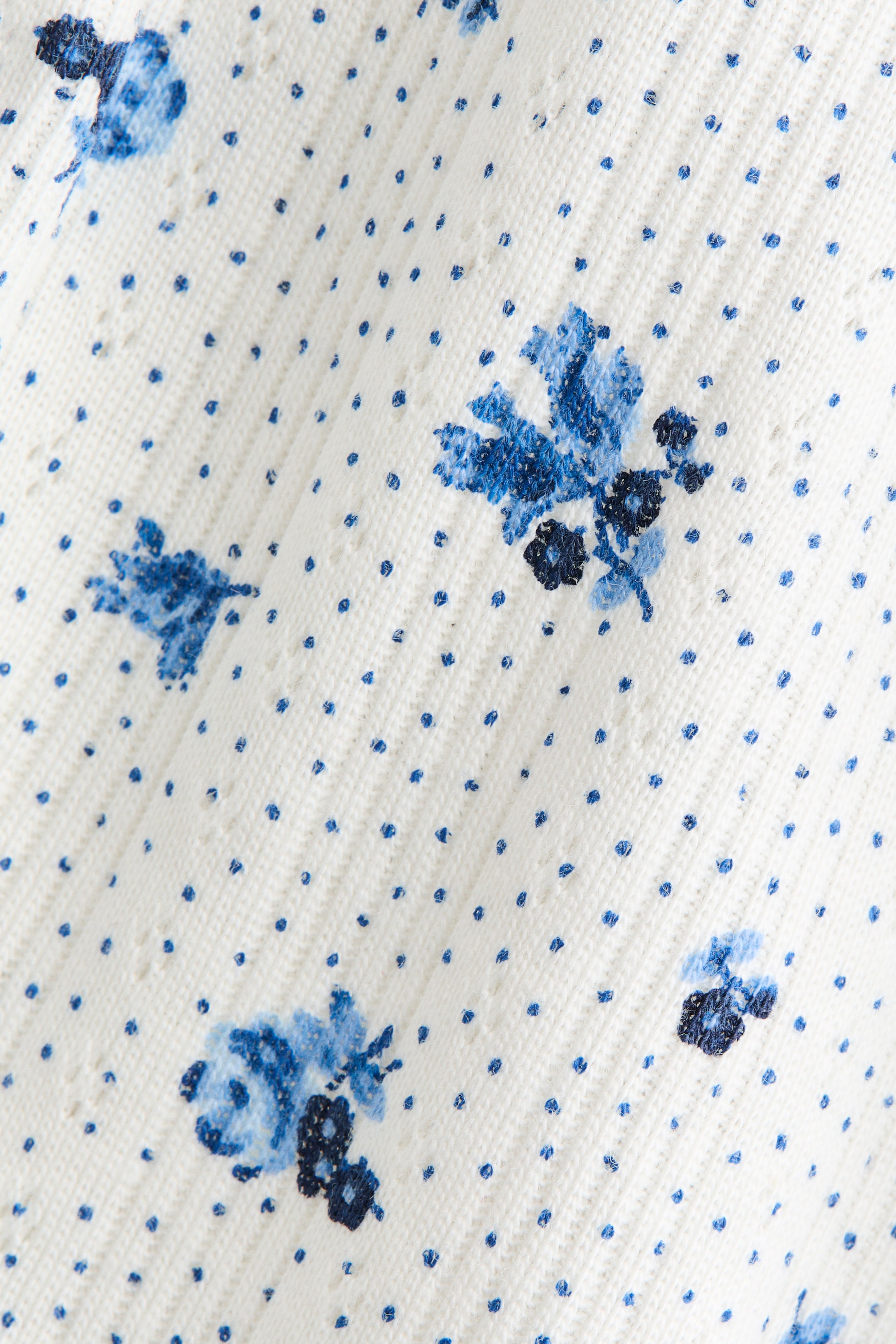 Pyjama en coton avec imprimé fleuri
