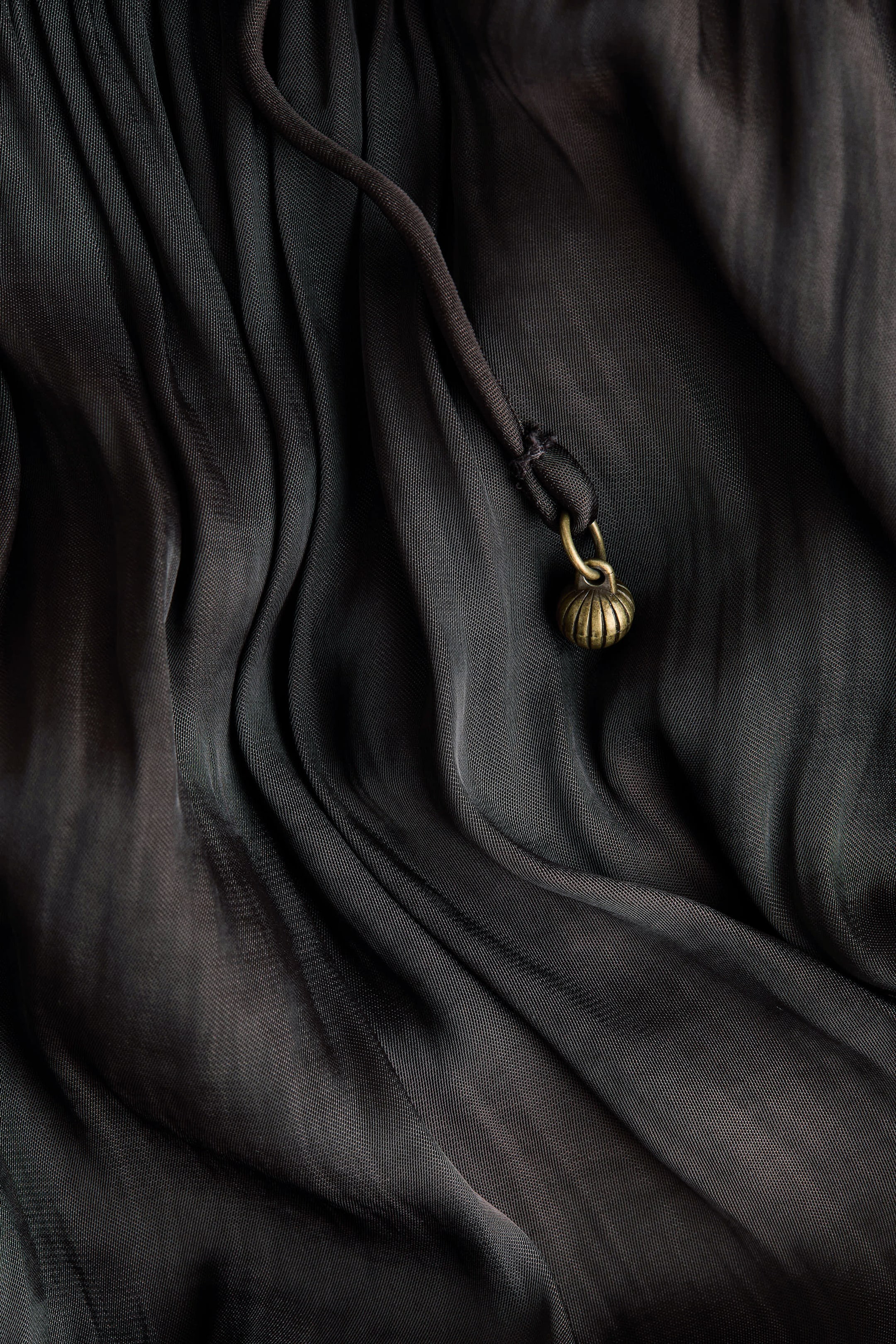 Cowl-Neck Halterneck Dress