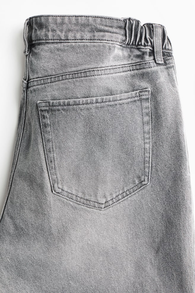 MAMA Wide Low Jeans-Denim grey - 3